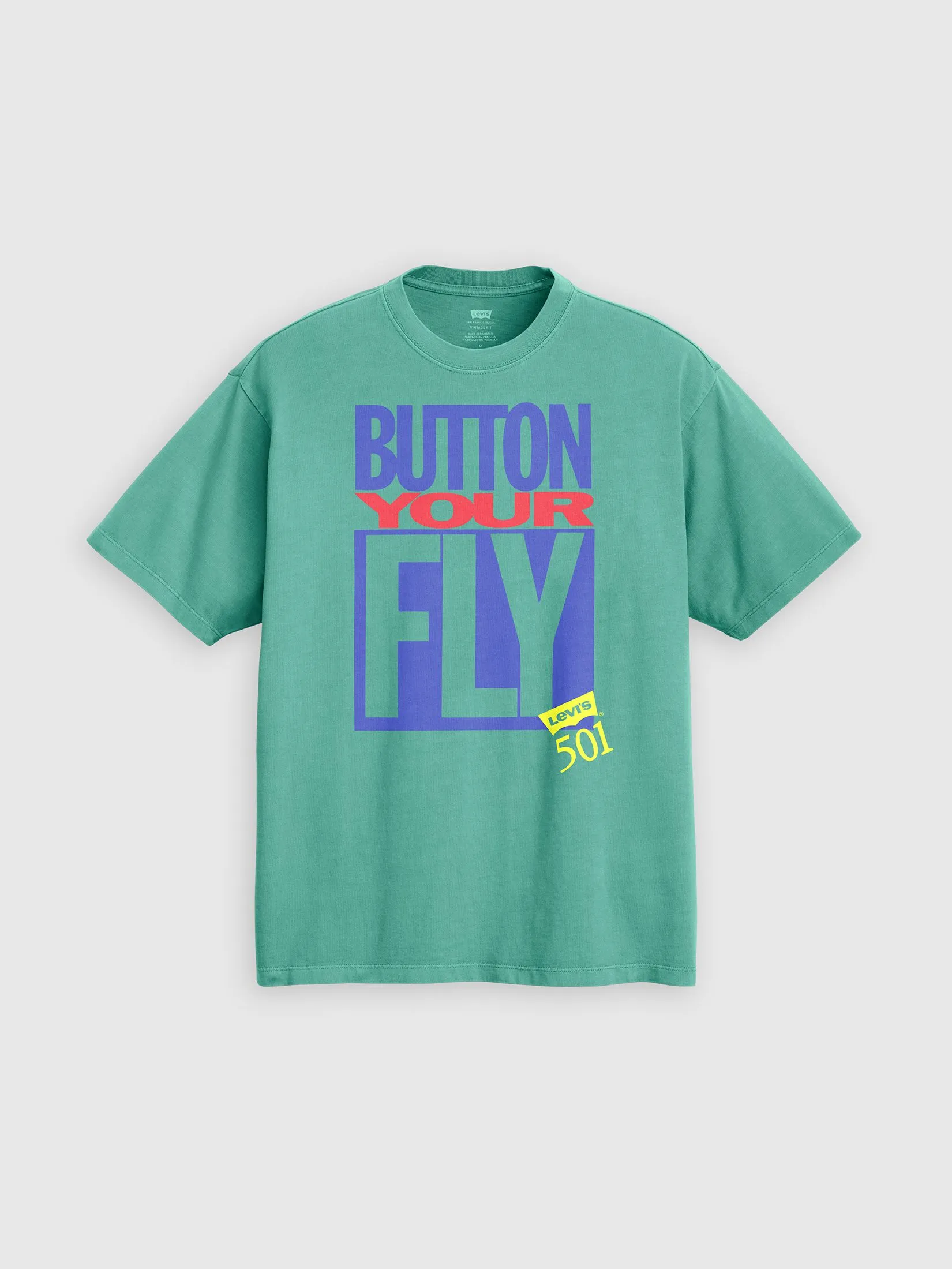 LEVI'S Men's Graphic Vintage Fit T-Shirt Green LEVI'S Men's Graphic Vintage Fit T-Shirt Green