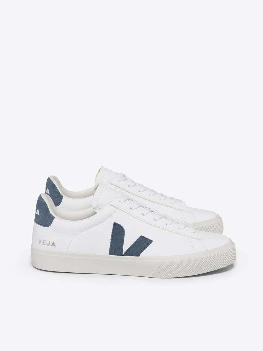VEJA Men Sneaker Campo Chromefree Leather Extra White California VEJA Men Sneaker Campo Chromefree Leather Extra White California