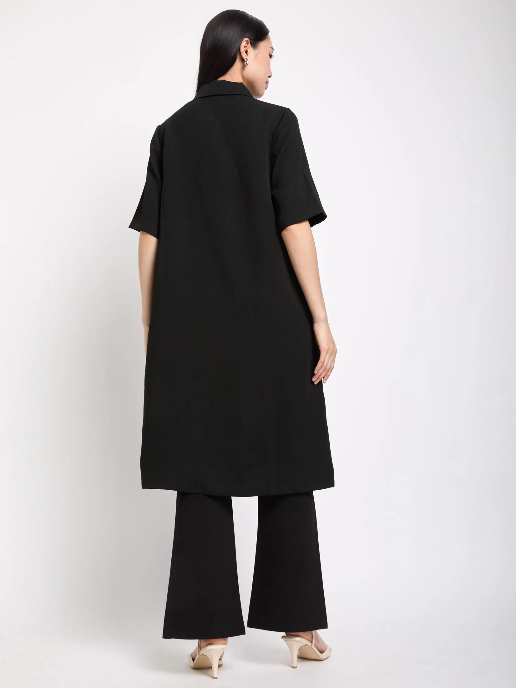 NEXT PHASE Women Midi Dress 3/4 Sleeves NEXT PHASE Women Midi Dress 3/4 Sleeves
