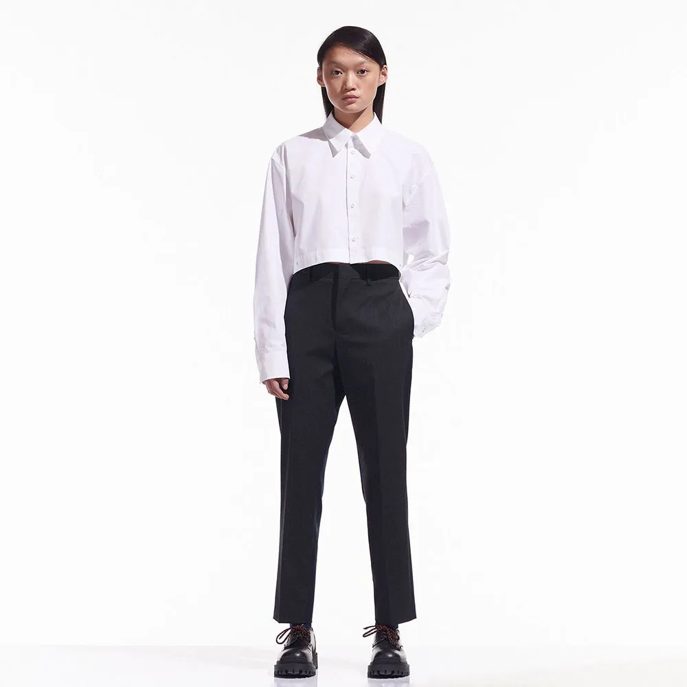 KARL LAGERFELD CARA LOVES KARL TWO-TONE PANTS DARK GREY/NAVY KARL LAGERFELD CARA LOVES KARL TWO-TONE PANTS DARK GREY/NAVY