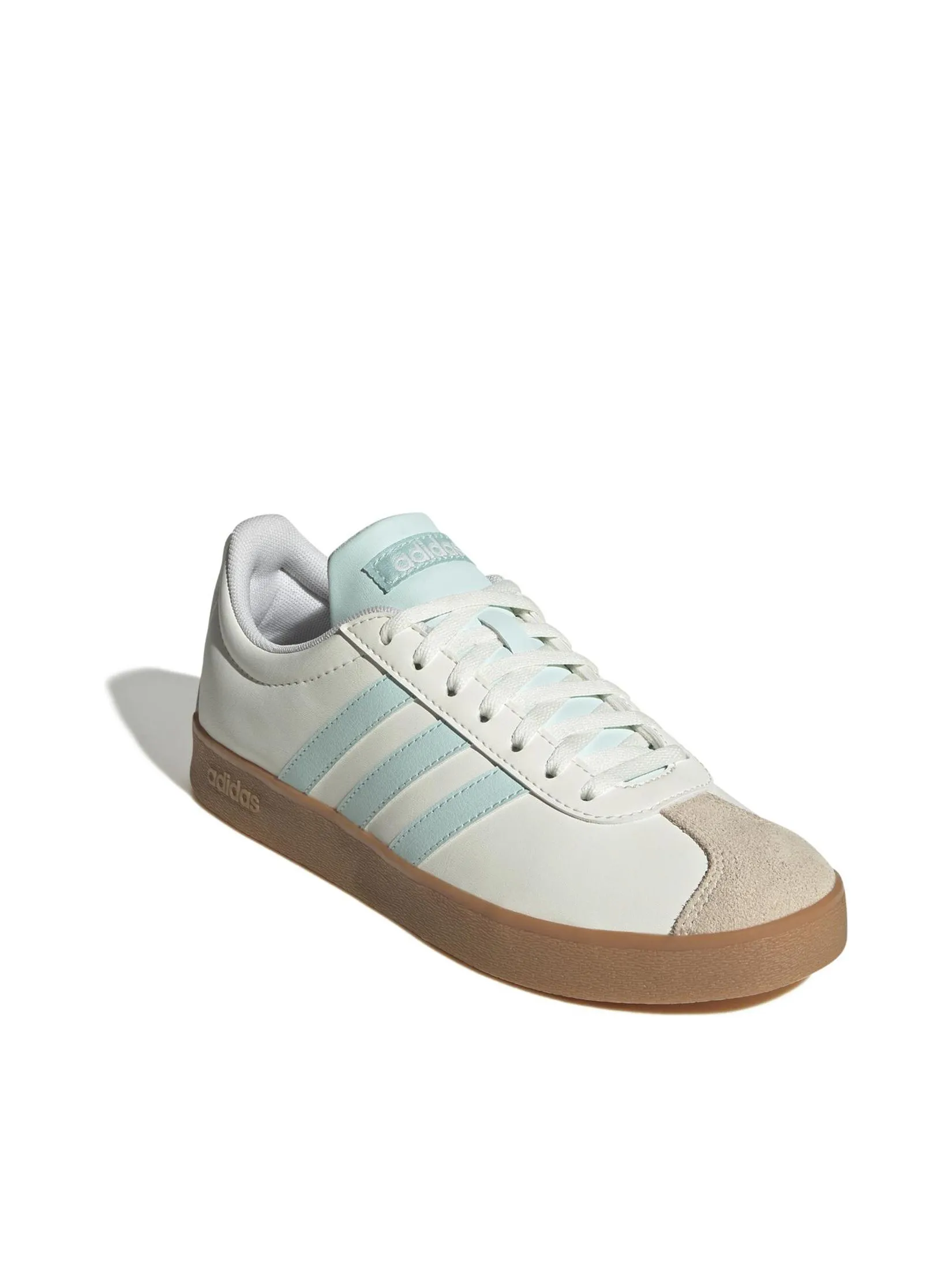 ADIDAS Women Sneakers Vl Court Base JI1767 Core White / Halo Mint / Halo Ivory ADIDAS Women Sneakers Vl Court Base JI1767 Core White / Halo Mint / Halo Ivory