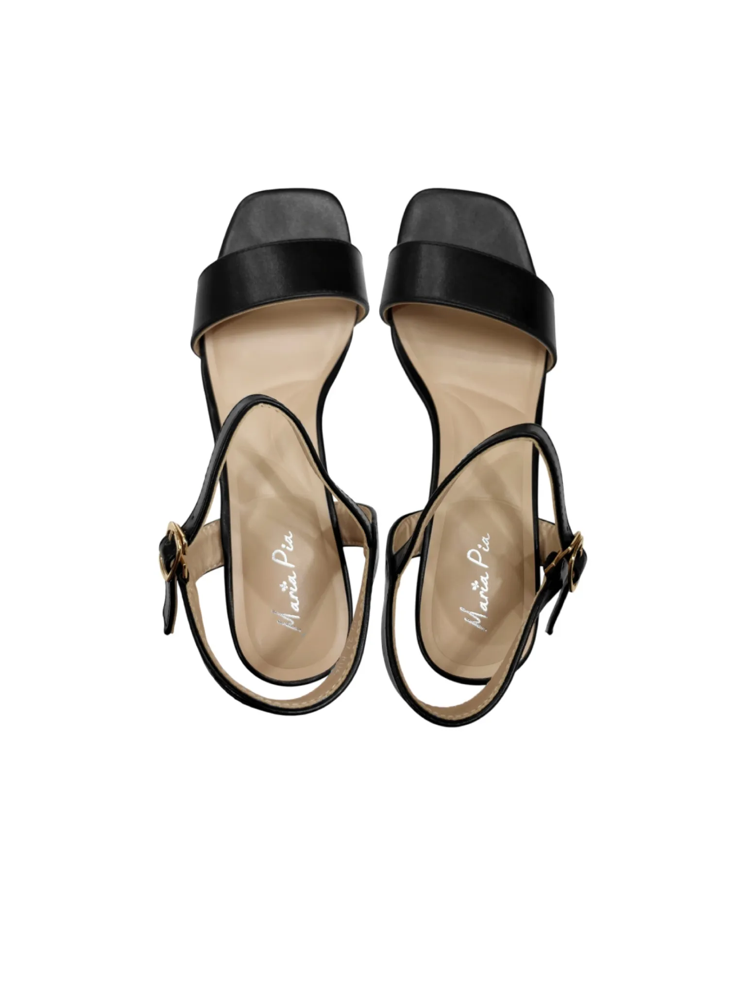 MARIA PIA High-Heeled Sandals, Model M76-25672 Black MARIA PIA High-Heeled Sandals, Model M76-25672 Black