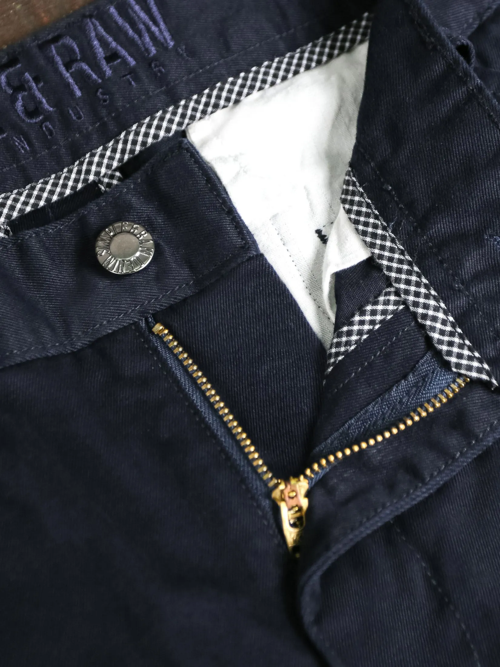 Simple&Raw Timber Chino Pants Sk814 Navy Blue Simple&Raw Timber Chino Pants Sk814 Navy Blue