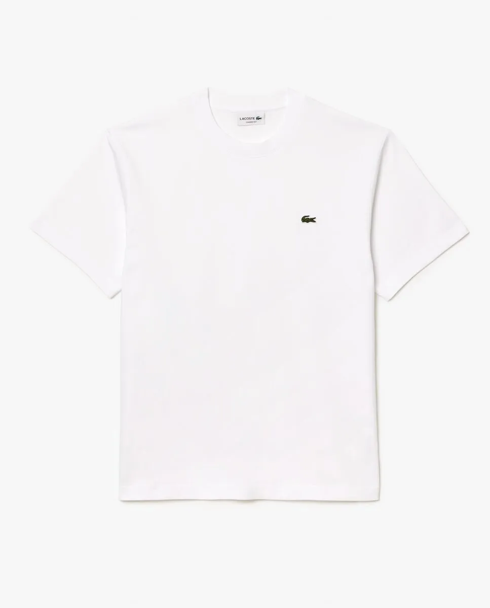LACOSTE Cotton T-Shirt White LACOSTE Cotton T-Shirt White