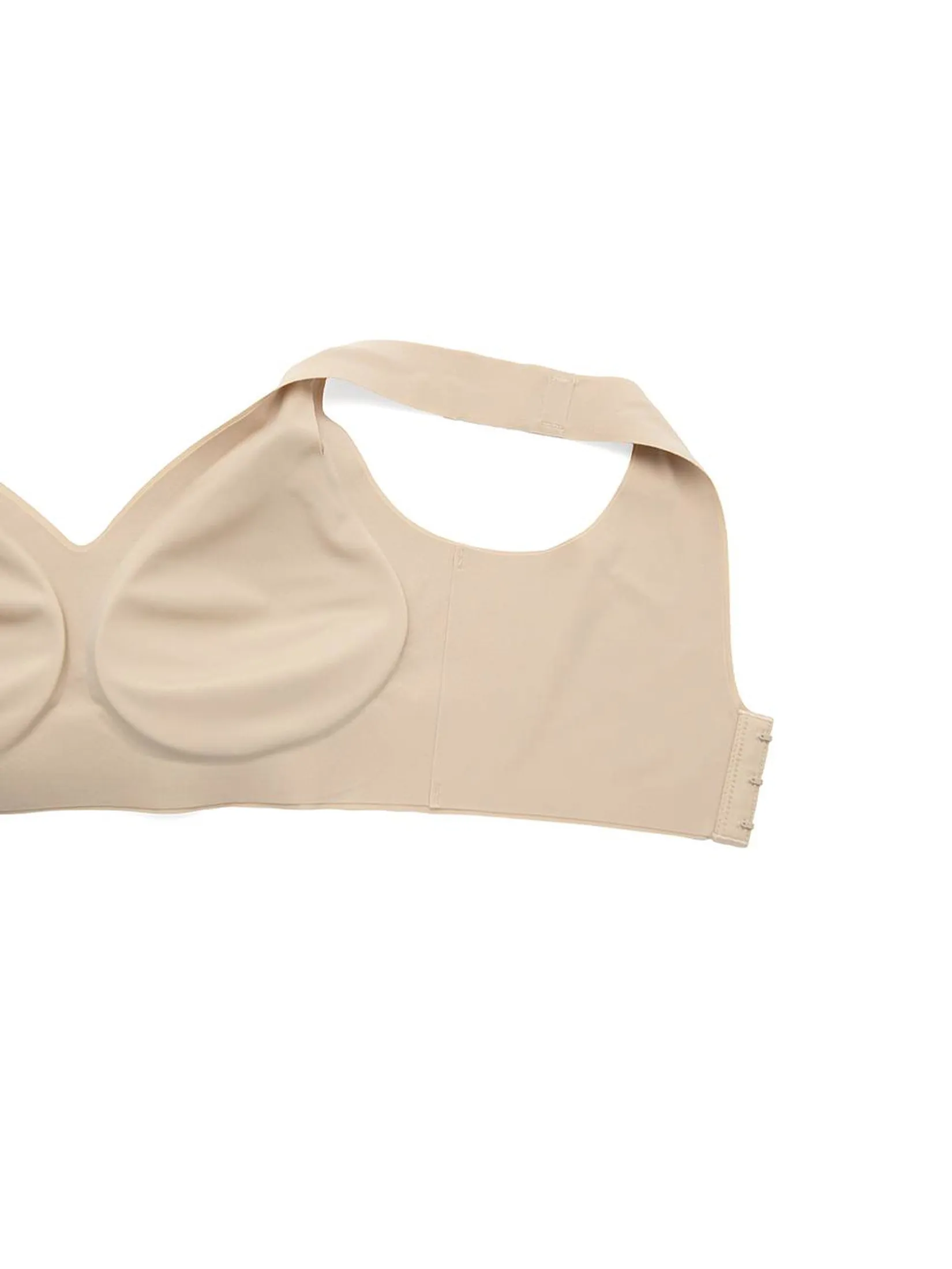 SABINA [Pack 2 Piece] [Online Exclusive]  Perfect Bra Seamless Wireless Bra - Sand