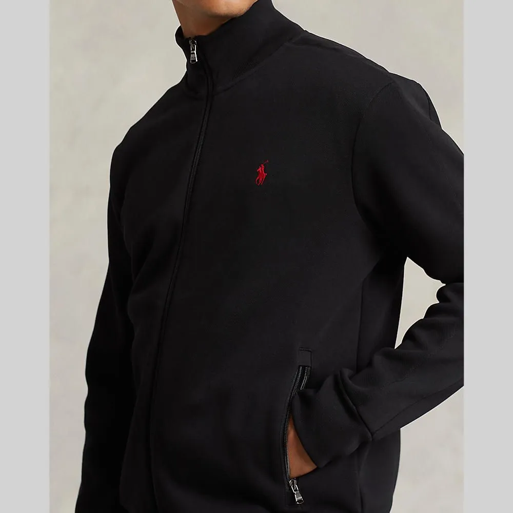 POLO RALPH LAUREN JACKET-Double-Knit Track Jacket MNPOKNI16822526 001 BLACK POLO RALPH LAUREN JACKET-Double-Knit Track Jacket MNPOKNI16822526 001 BLACK