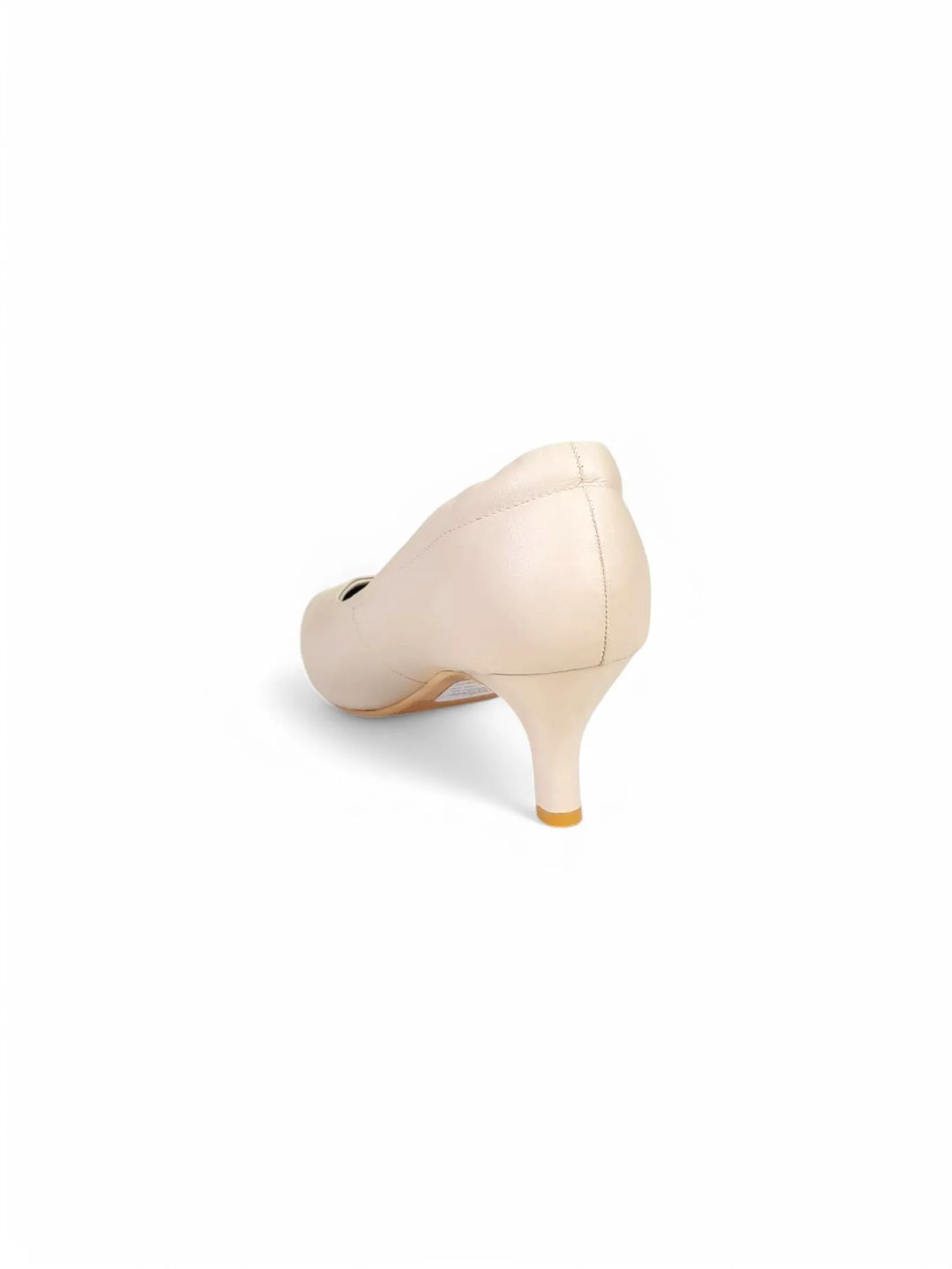THAMES Women 2.5 Inch High Heel Shoes Cream White THAMES Women 2.5 Inch High Heel Shoes Cream White