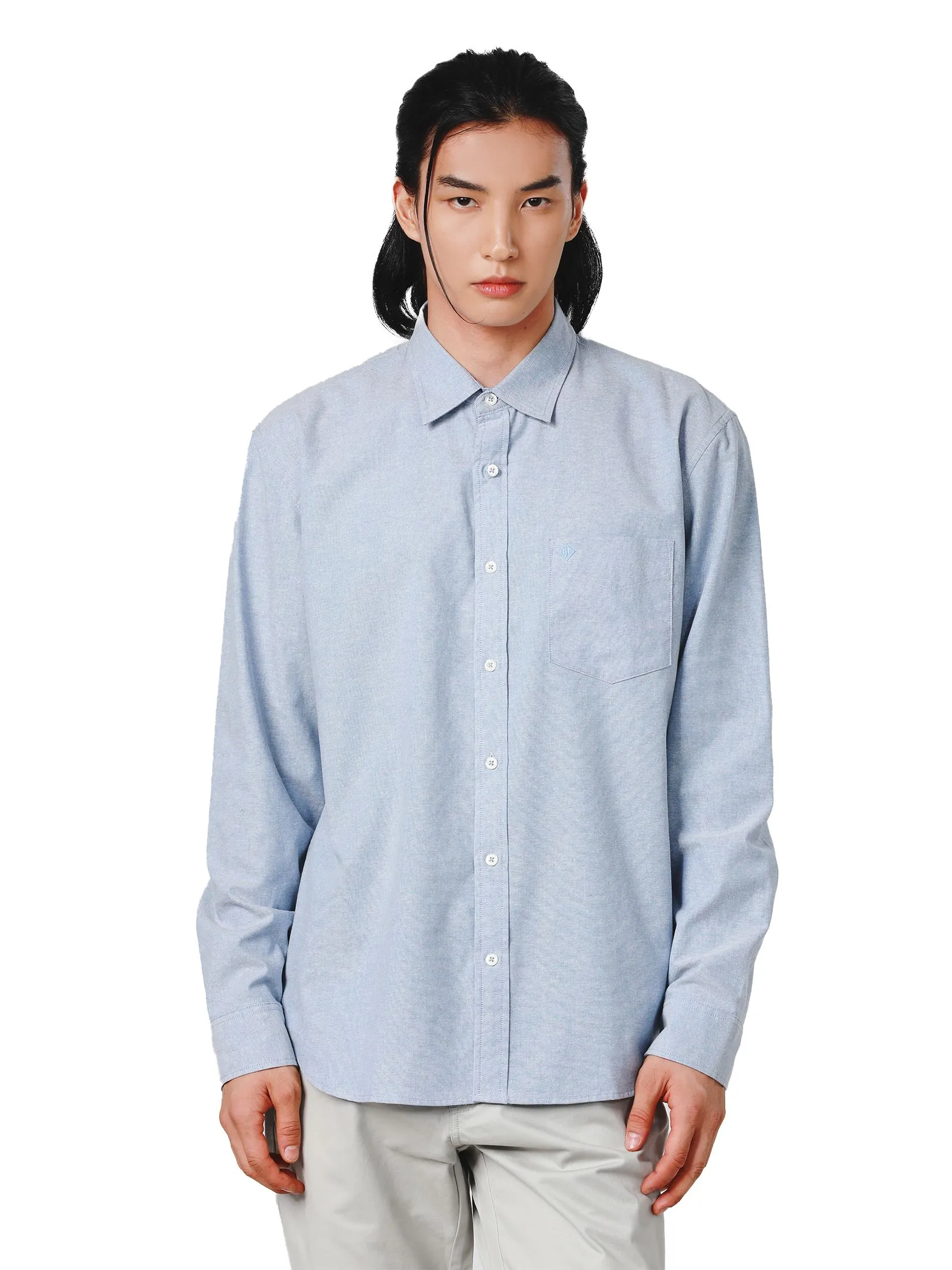 JOHN HENRY Men's Long Sleeves Shirts (Slim Fit) ICONIC AF Blue JOHN HENRY Men's Long Sleeves Shirts (Slim Fit) ICONIC AF Blue