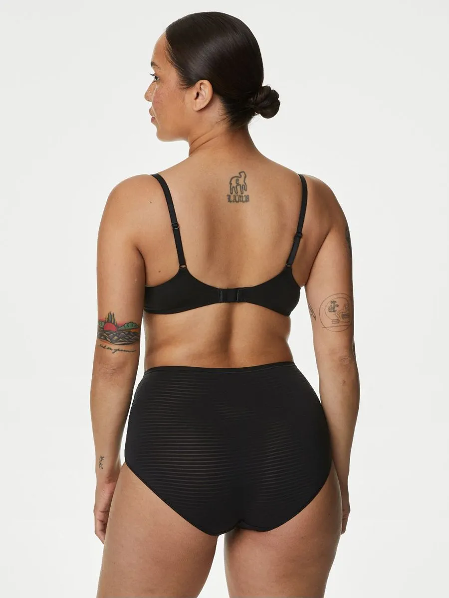 MARKS & SPENCER Women Full Briefs No VPL Modal Rich 4pk Black Mix MARKS & SPENCER Women Full Briefs No VPL Modal Rich 4pk Black Mix