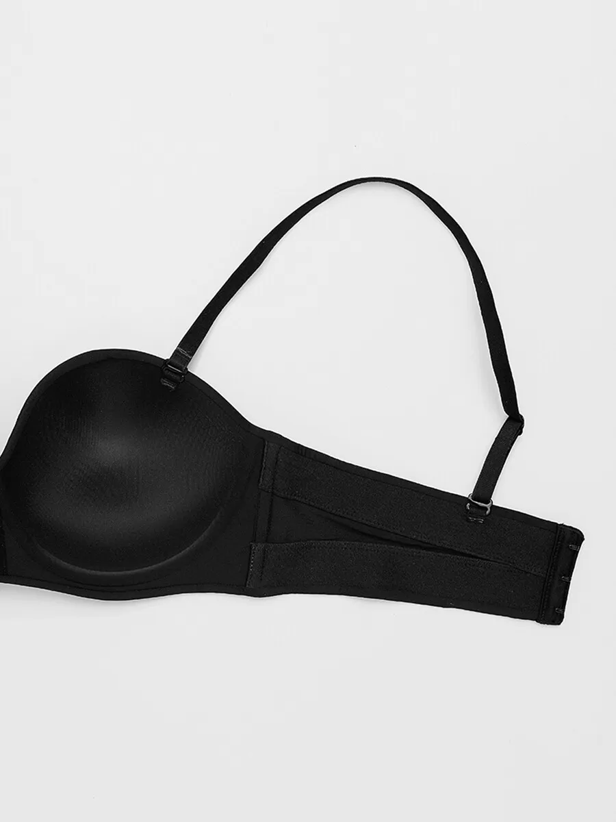 SABINA Soft Doomm Women Wireless Strapless Bra - Black