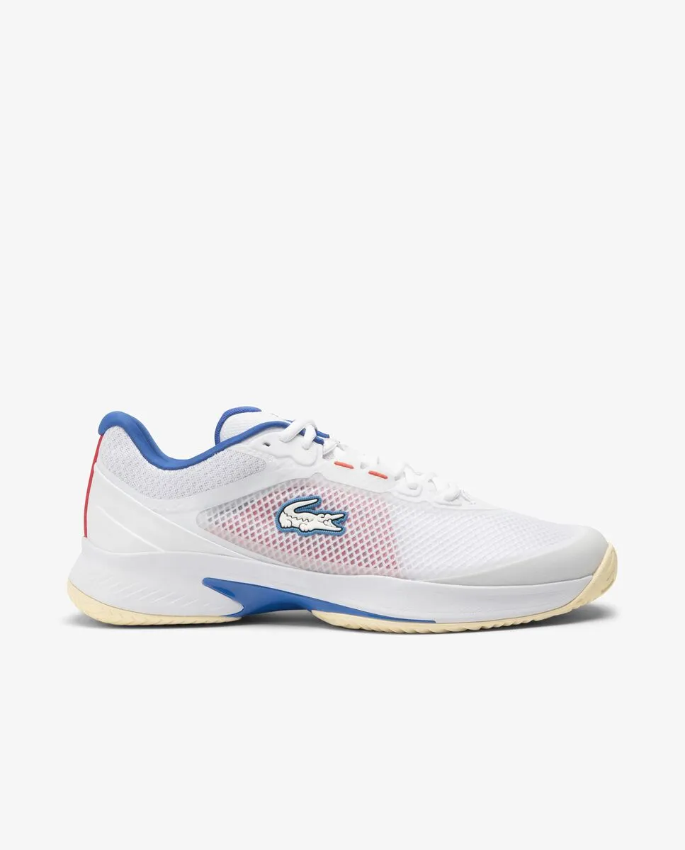 LACOSTE White Men’s Tech Point Tennis Shoes LACOSTE White Men’s Tech Point Tennis Shoes