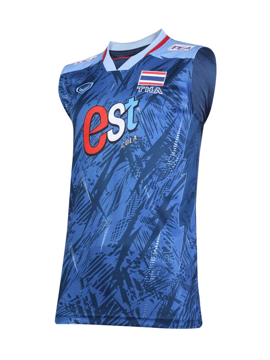 GRAND SPORT Blue MEN Volleyball Jersey 2023 (014339) GRAND SPORT Blue MEN Volleyball Jersey 2023 (014339)