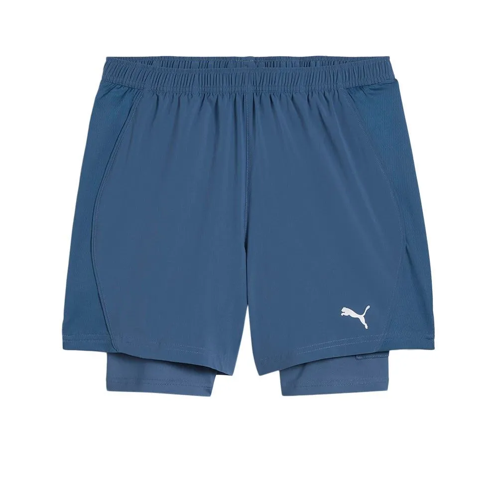 PUMA Men Running Shorts Velocity 2in1 Blue - PU097AP026ELTH PUMA Men Running Shorts Velocity 2in1 Blue - PU097AP026ELTH