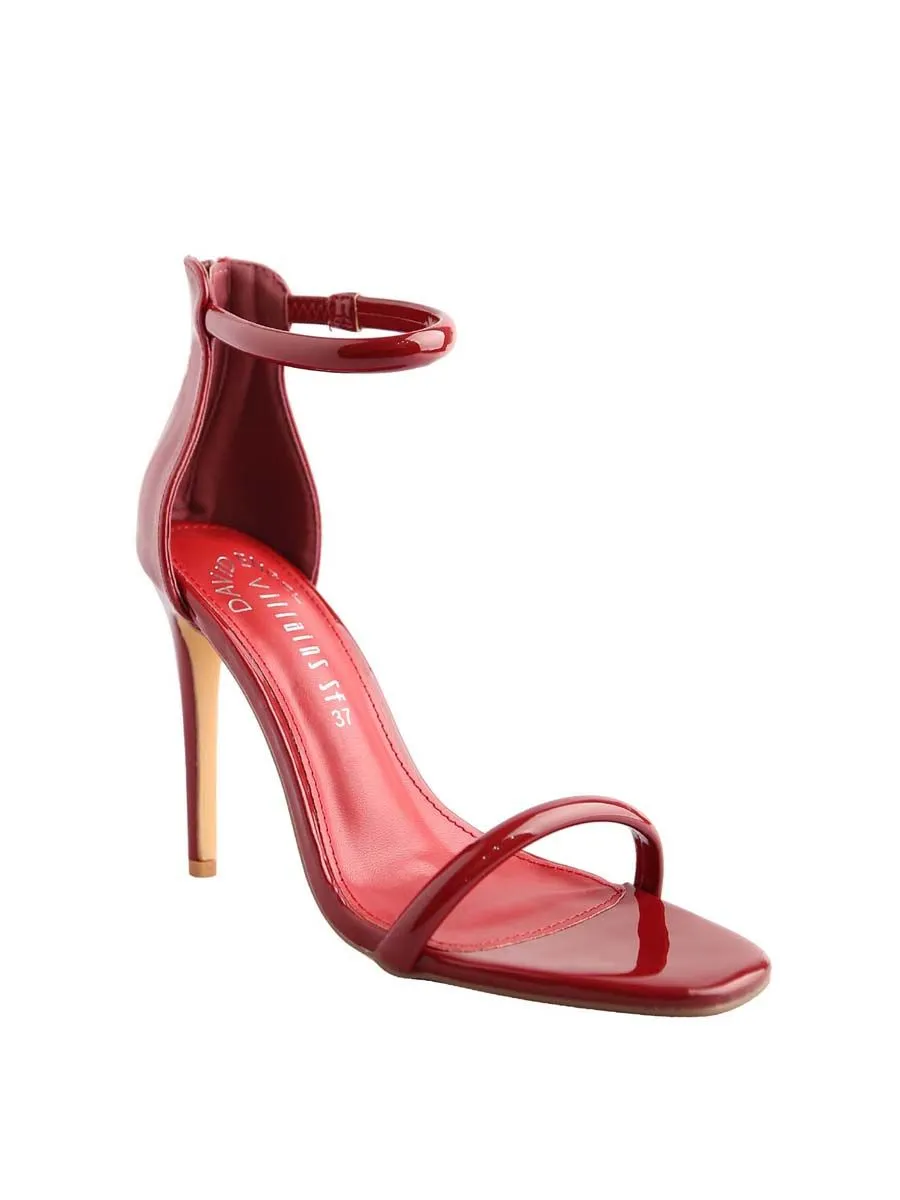 VILLAINS SF ARLENE Women's Heeled Sandals BURGUNDY PATENT VILLAINS SF ARLENE Women's Heeled Sandals BURGUNDY PATENT