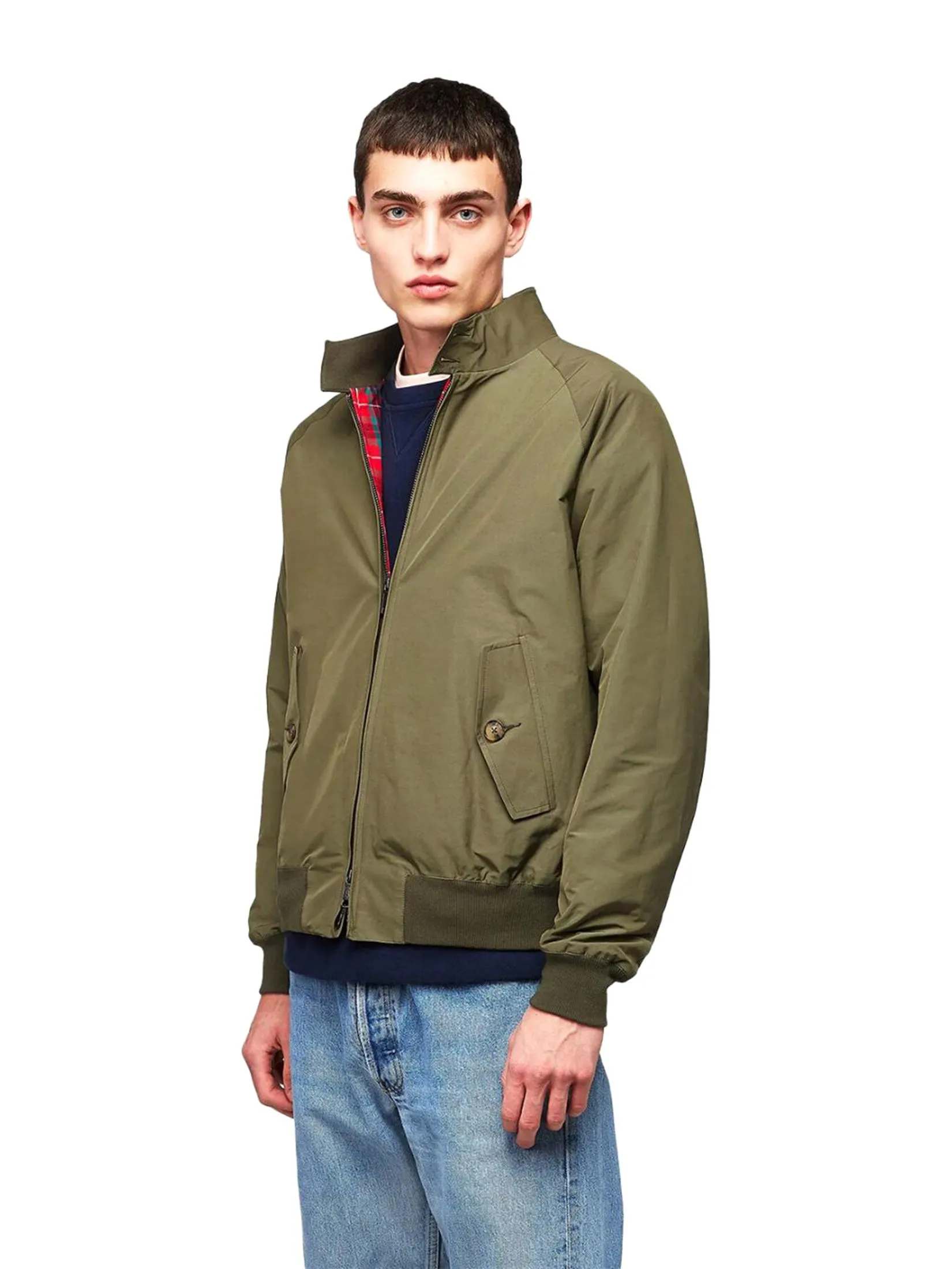 BARACUTA Unisex Harrington Jacket G9 Army BARACUTA Unisex Harrington Jacket G9 Army