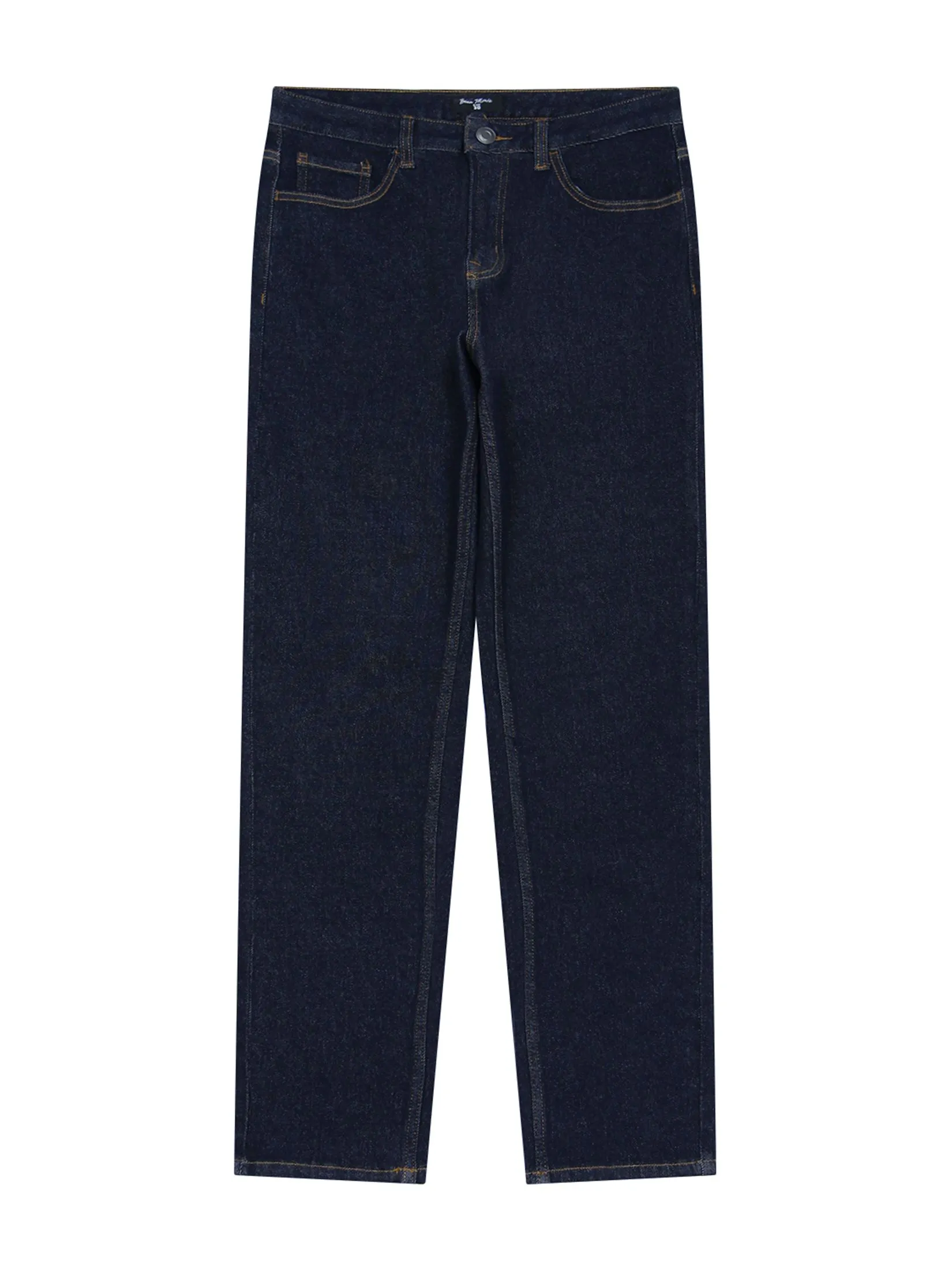 GIORDANO Men's Colorfast Mid-Rise Denim Jeans (Online Exclusive) Original Denim Blue GIORDANO Men's Colorfast Mid-Rise Denim Jeans (Online Exclusive) Original Denim Blue
