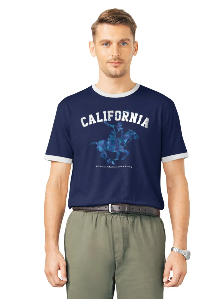 BEVERLY HILLS POLO CLUB Dark blue Unisex T-Shirt REGULAR-FIT Model BNSR356