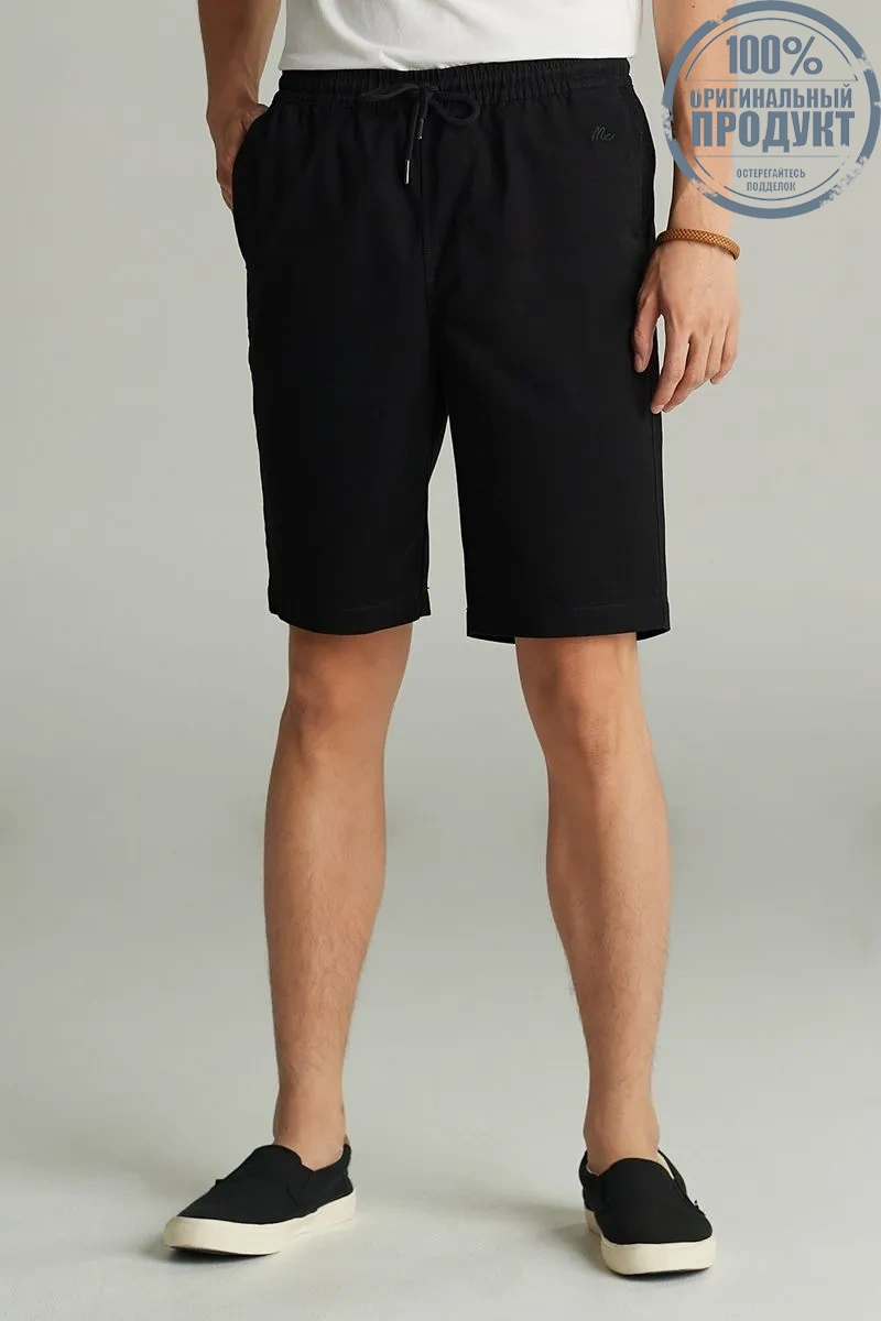 MC JEANS Short pants Black MCJZ059 MC JEANS Short pants Black MCJZ059