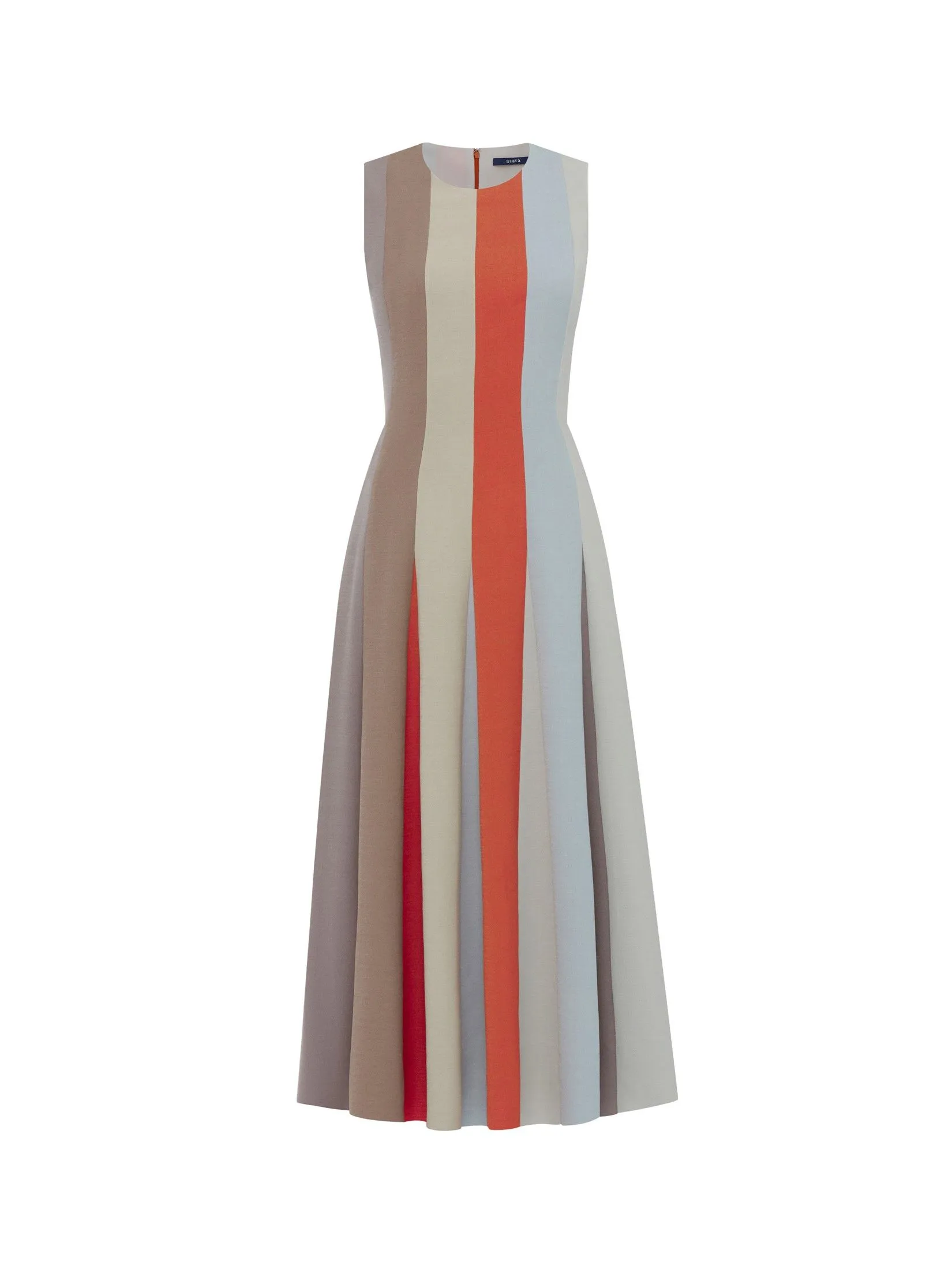 ASAVA ( AW24 )Jocelyn Sleeveless Women Dress Multicolor ASAVA ( AW24 )Jocelyn Sleeveless Women Dress Multicolor