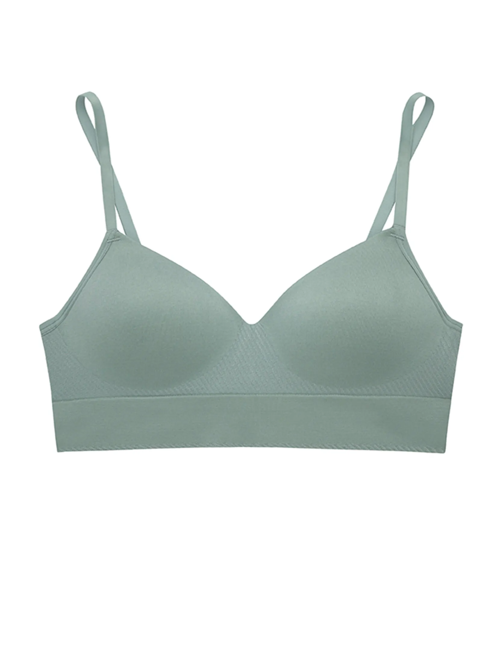 SABINA Bra Wireless Woman Soft and Cozy - Light Green SABINA Bra Wireless Woman Soft and Cozy - Light Green