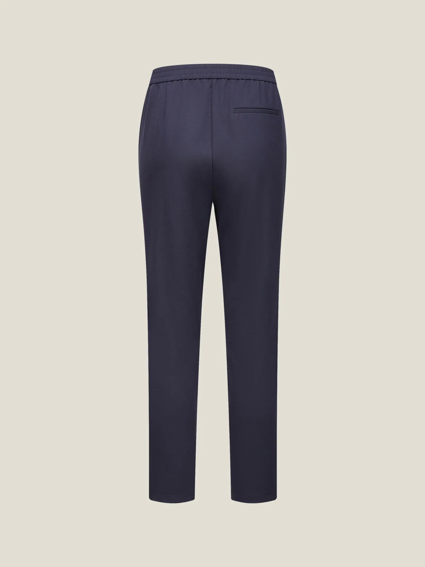 G2000 Women Clothing Multi-Way Stretch Cropped Length Cigarette Casual Pants  Cropped Cigarette Shape - Navy G2000 Women Clothing Multi-Way Stretch Cropped Length Cigarette Casual Pants  Cropped Cigarette Shape - Navy