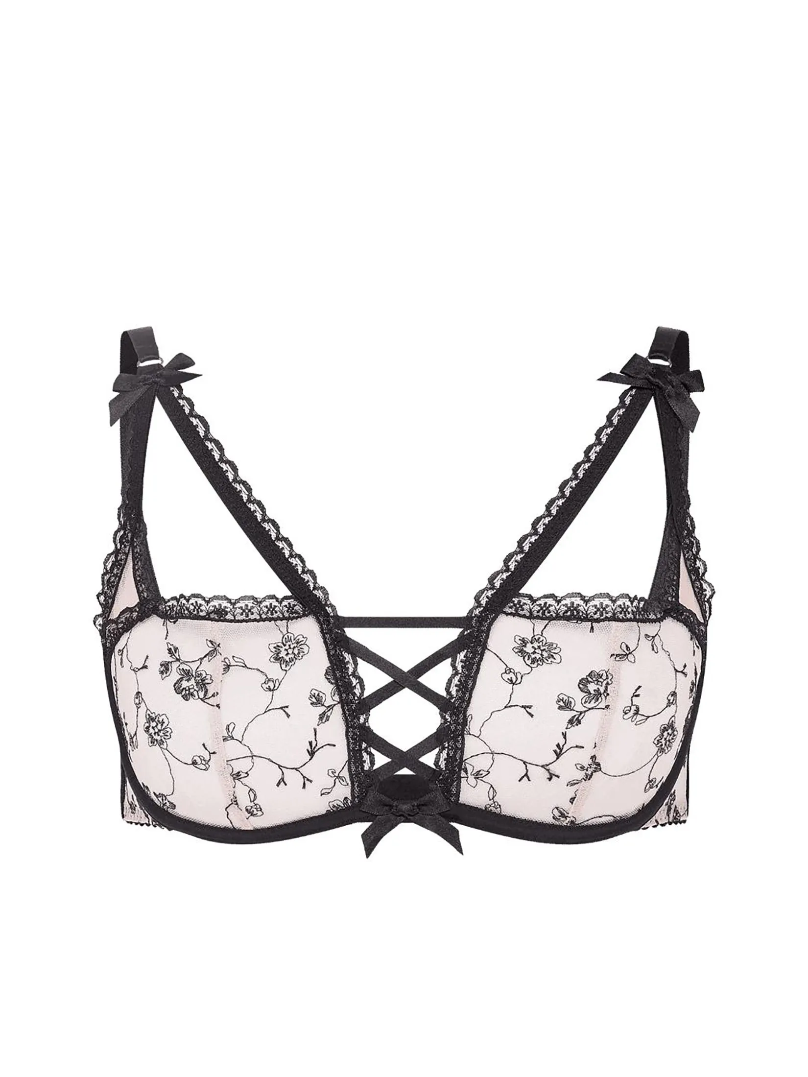 AGENT PROVOCATEUR Women Bra Rosaleen High Apex Underwired Pink AGENT PROVOCATEUR Women Bra Rosaleen High Apex Underwired Pink