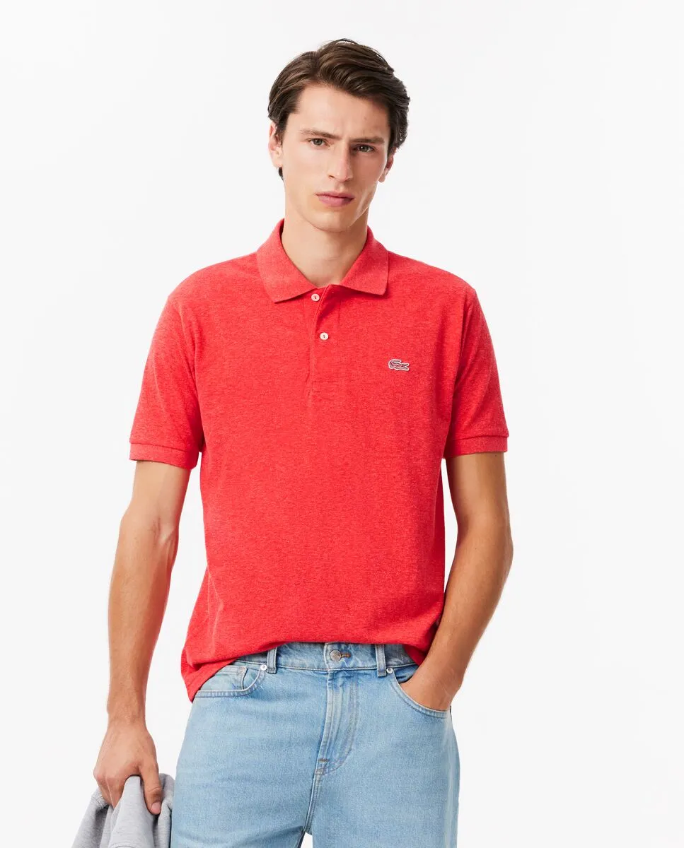 LACOSTE Classic Fit L.12.12 Petit Piqu  Polo Shirt Red LACOSTE Classic Fit L.12.12 Petit Piqu  Polo Shirt Red