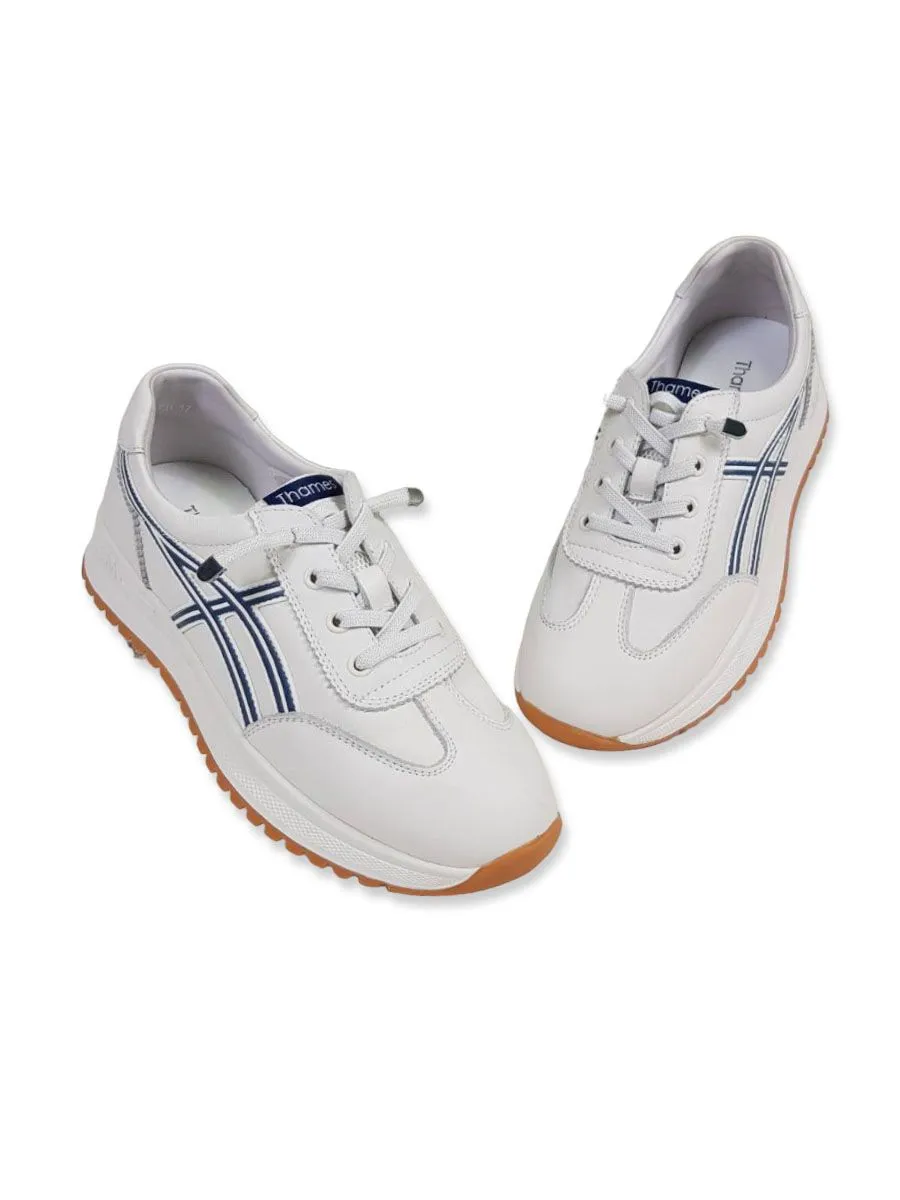 THAMES Women Sneakers Height 1' inch Blue THAMES Women Sneakers Height 1' inch Blue