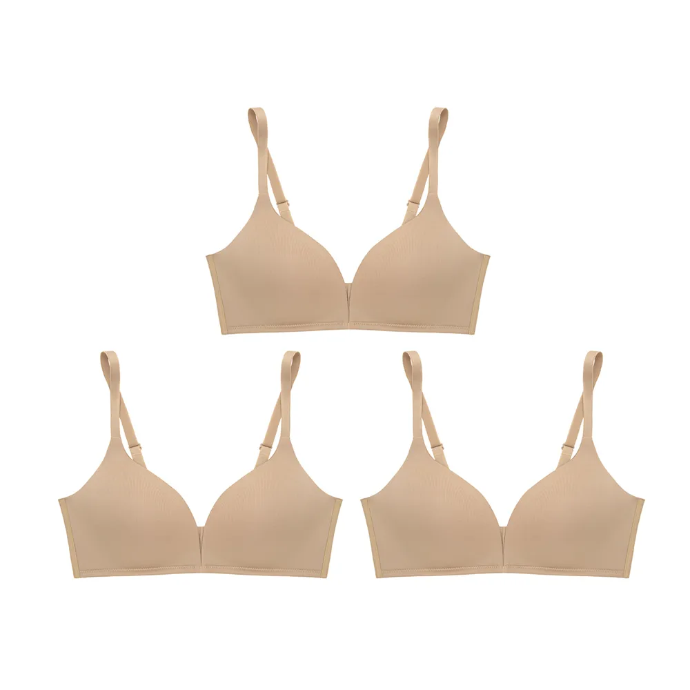 SABINA [3 Pieces] Bra Soft Doomm Collection Style no. SBXH6045CD Dark Beige