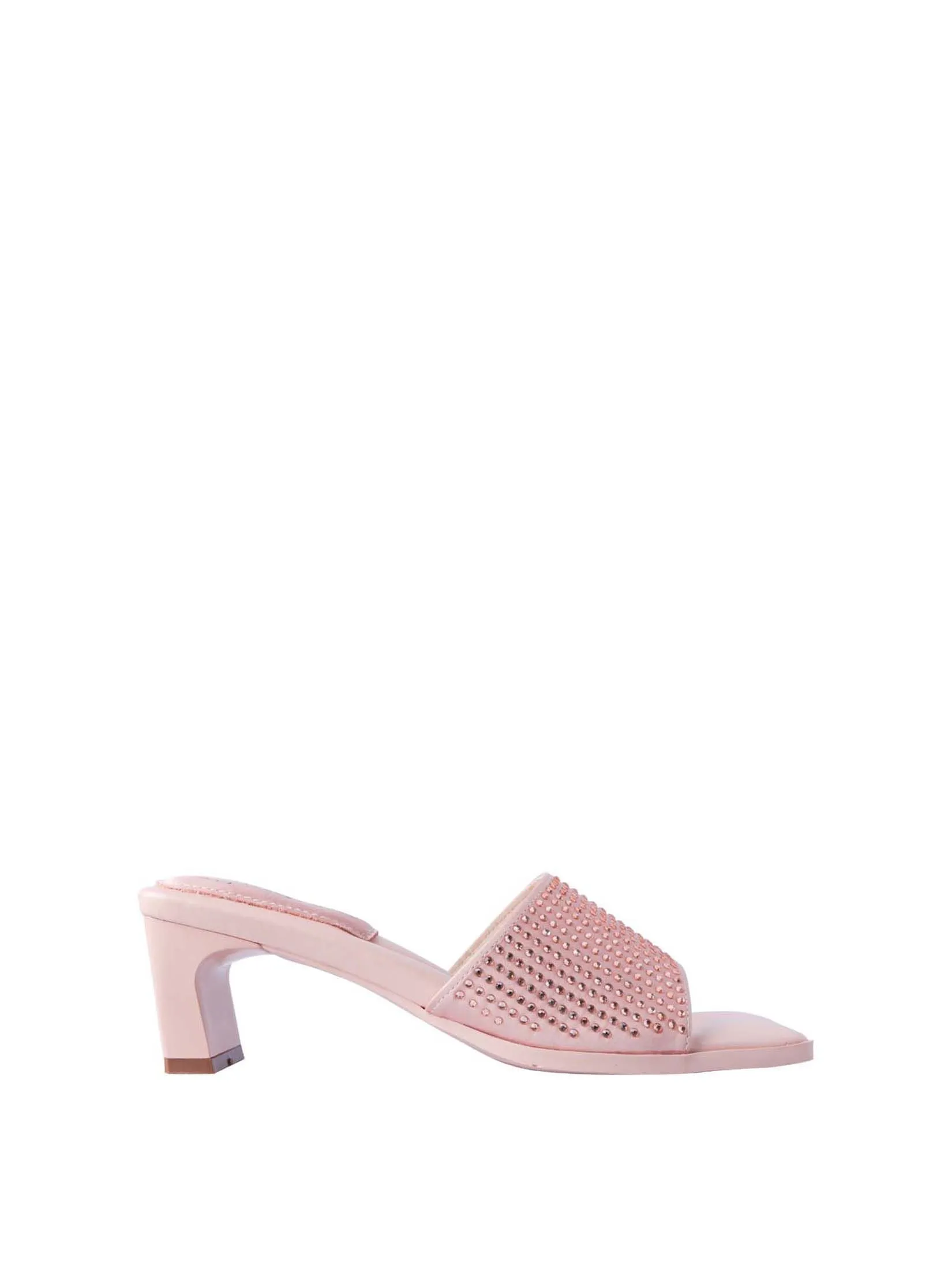 VILLAINS SF LENS-ST Women's Comfort Heeled Sandals PINK ST VILLAINS SF LENS-ST Women's Comfort Heeled Sandals PINK ST