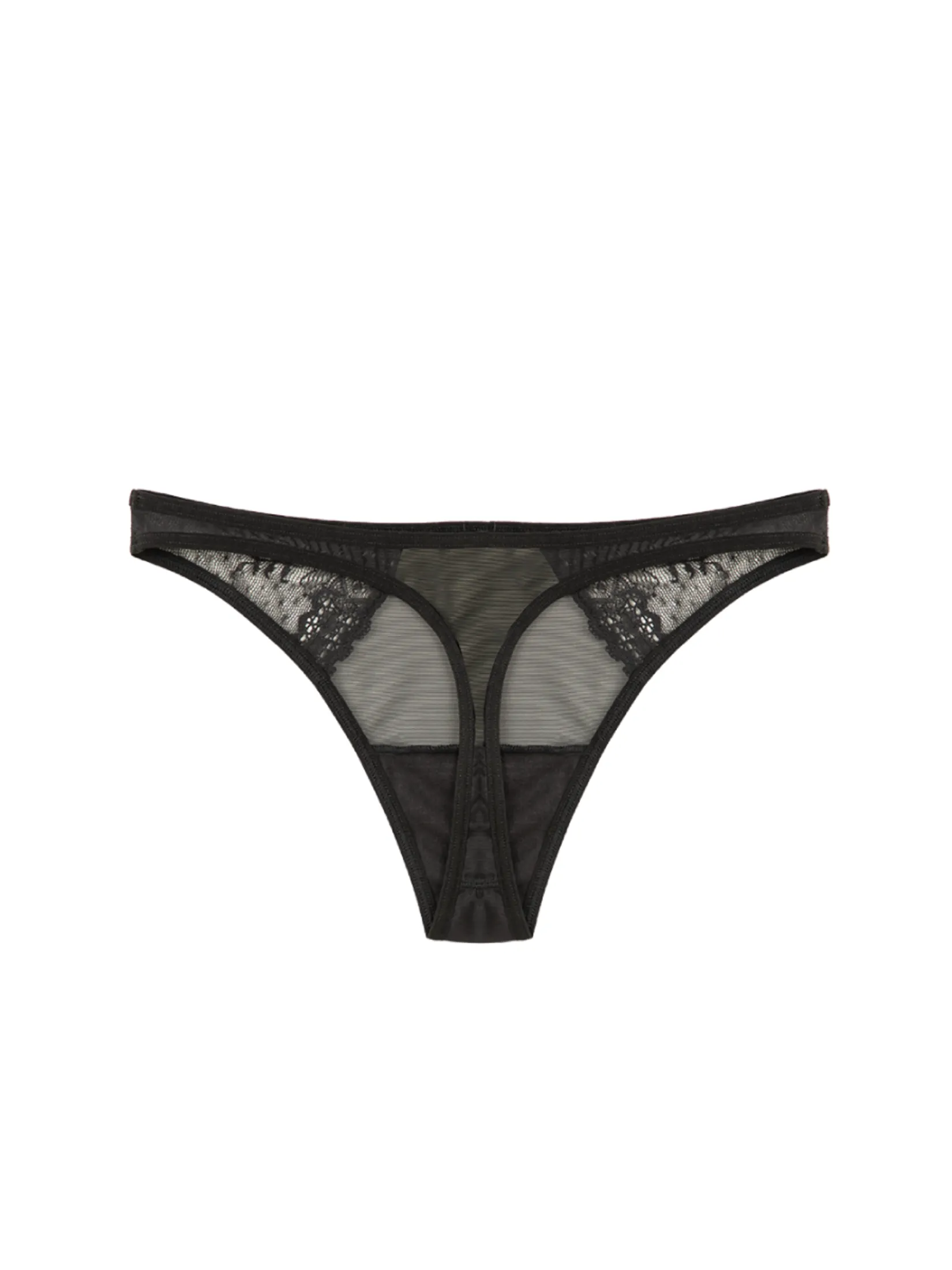 ELLE LINGERIE Women G-String Lowrise Panties LU8703 - Black ELLE LINGERIE Women G-String Lowrise Panties LU8703 - Black