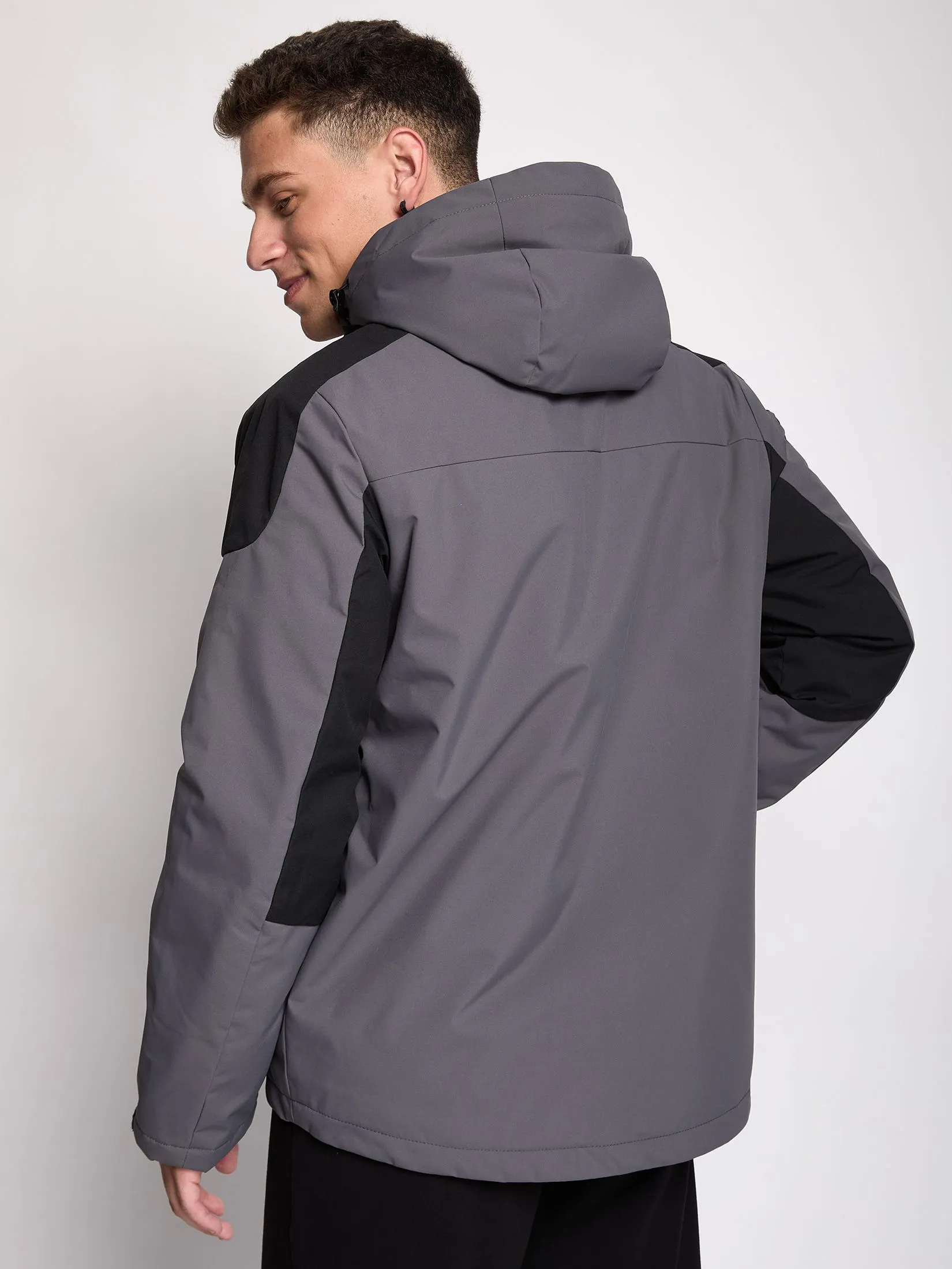 PACIFIC UNION Men Bomber Jacket Hooded PACIFIC UNION Men Bomber Jacket Hooded