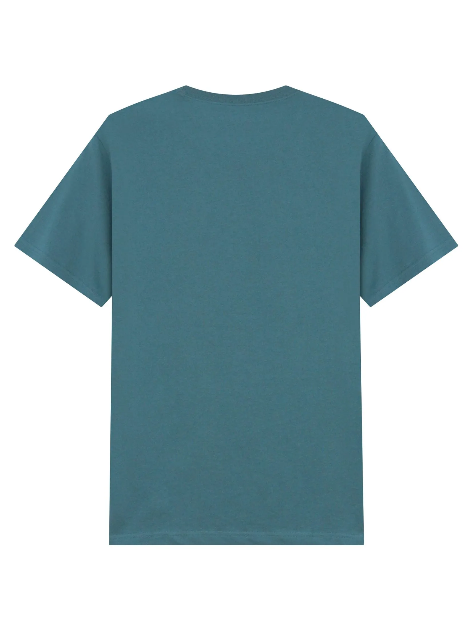 GIORDANO Men's Slim Cotton Embroidery Tee (Classic Man) Deep Emerald green GIORDANO Men's Slim Cotton Embroidery Tee (Classic Man) Deep Emerald green