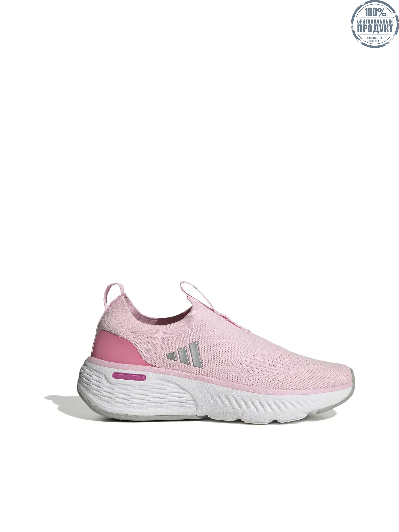 ADIDAS Women Shoes Cloudfoam Go Sock Clear Pink / Silver Met. / Bliss Pink ADIDAS Women Shoes Cloudfoam Go Sock Clear Pink / Silver Met. / Bliss Pink