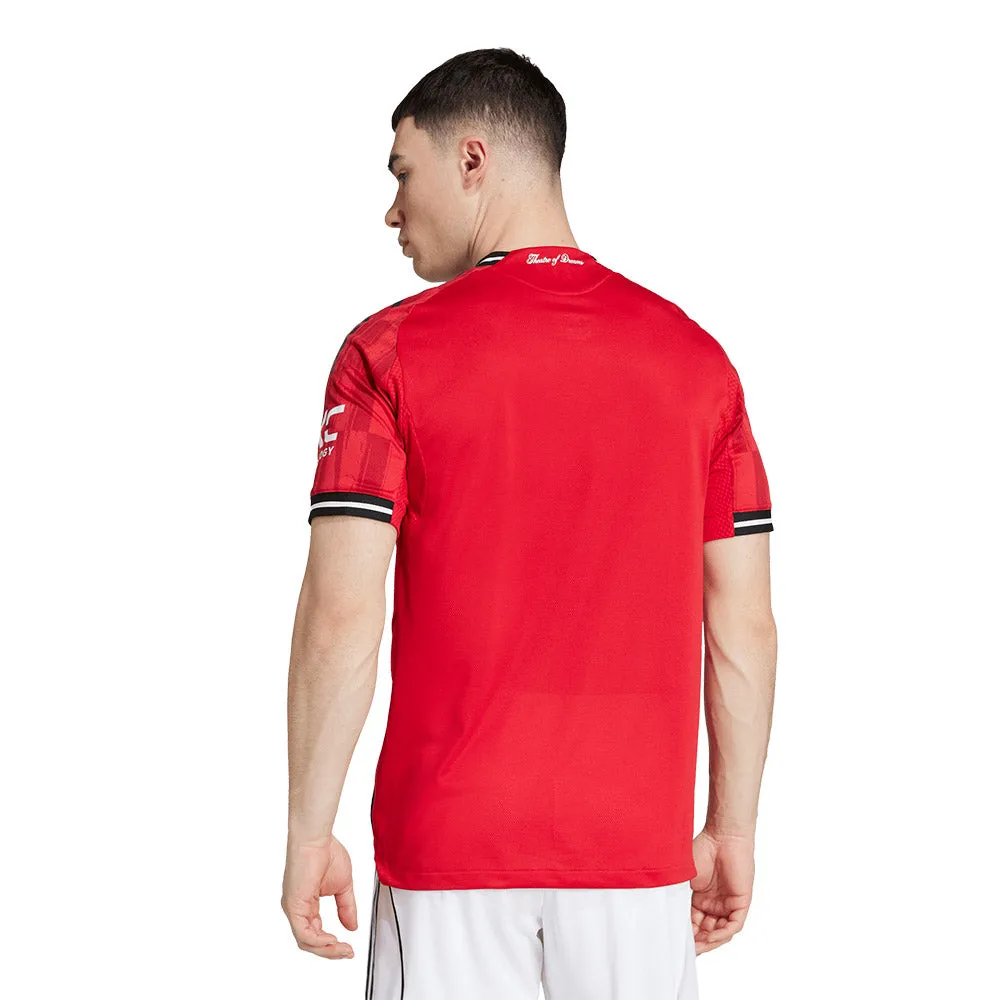 ADIDAS Men Manchester United Home Authentic 2025/26 Jersey Red - AD001AP474ELTH