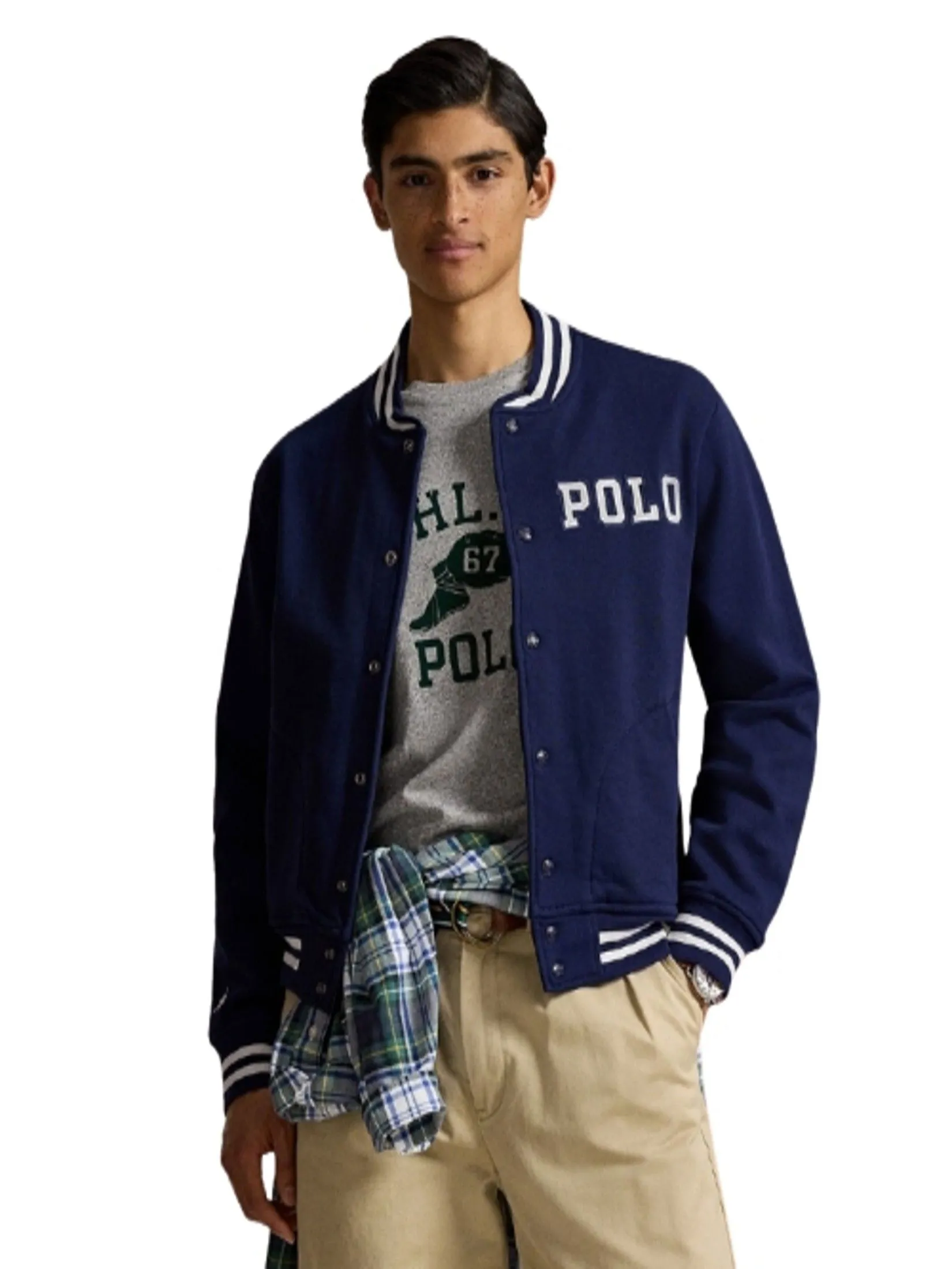 POLO RALPH LAUREN Jacket Men MNPOKNI16824469 Navy POLO RALPH LAUREN Jacket Men MNPOKNI16824469 Navy