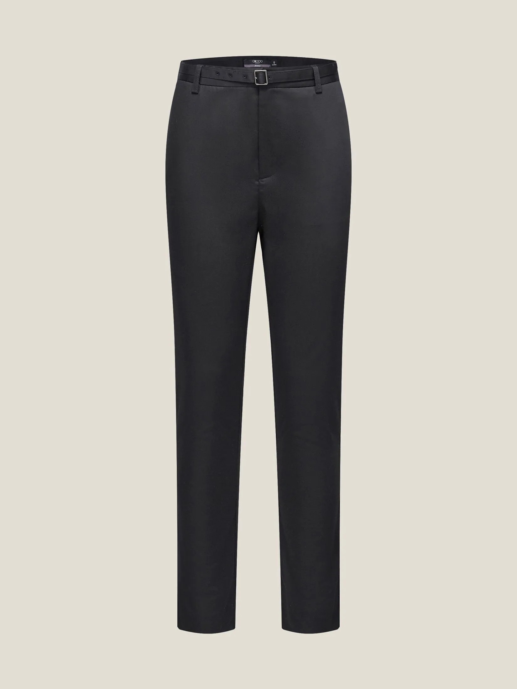 G2000 Women Clothing Cotton Blend Ankle Skinny Casual Pants With Belt Ankle Skinny Shape - Black G2000 Women Clothing Cotton Blend Ankle Skinny Casual Pants With Belt Ankle Skinny Shape - Black