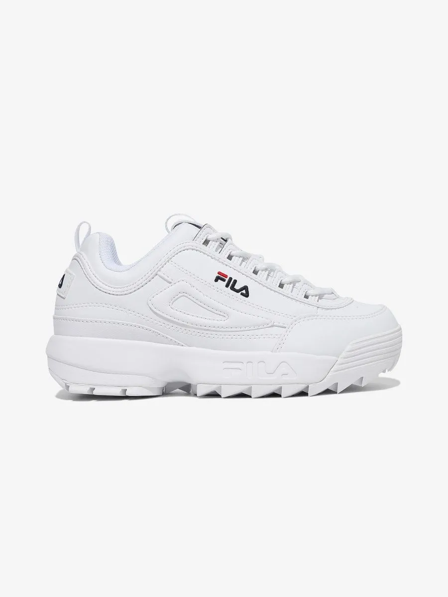 FILA Unisex Casual Shoes DISRUPTOR2 1998 White FILA Unisex Casual Shoes DISRUPTOR2 1998 White