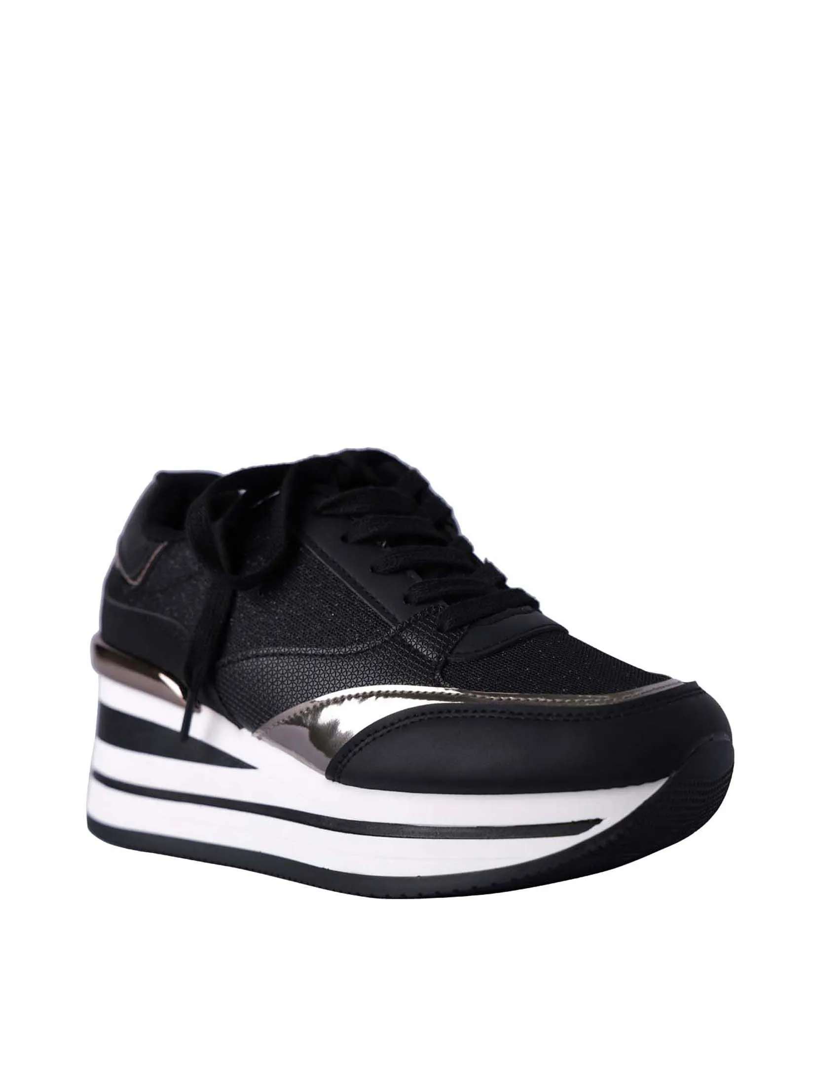 VILLAINS SF JANISE Chunky Sneakers BLACK VILLAINS SF JANISE Chunky Sneakers BLACK
