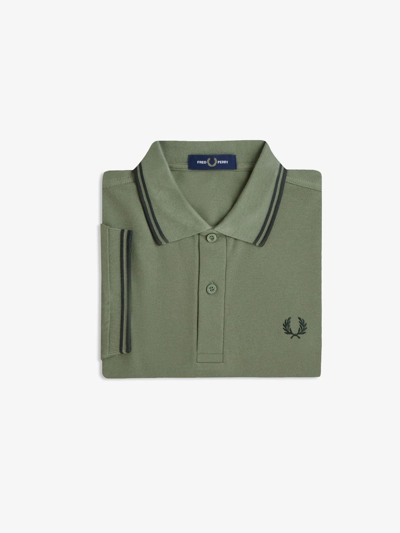 Fred Perry Men TWIN TIPPED SHIRT White Fred Perry Men TWIN TIPPED SHIRT White
