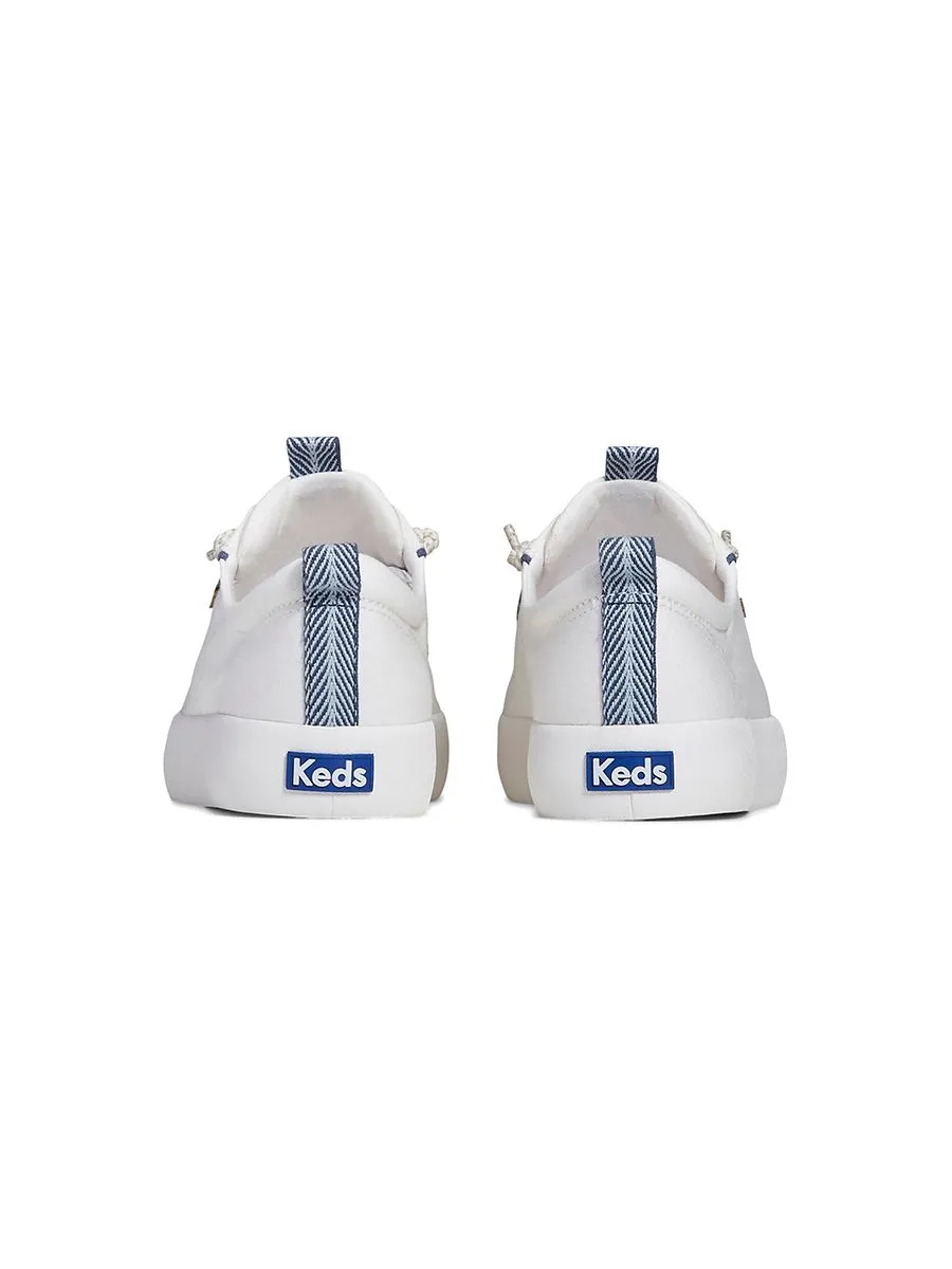KEDS Women Kickback Canvas Nautical White KEDS Women Kickback Canvas Nautical White