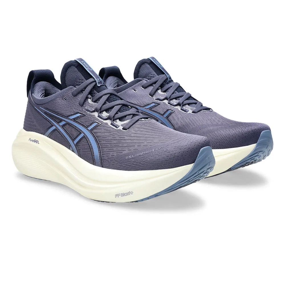 ASICS Men Running Shoes Gel-Nimbus 27 Wide Blue - AS206SH085EJTH ASICS Men Running Shoes Gel-Nimbus 27 Wide Blue - AS206SH085EJTH
