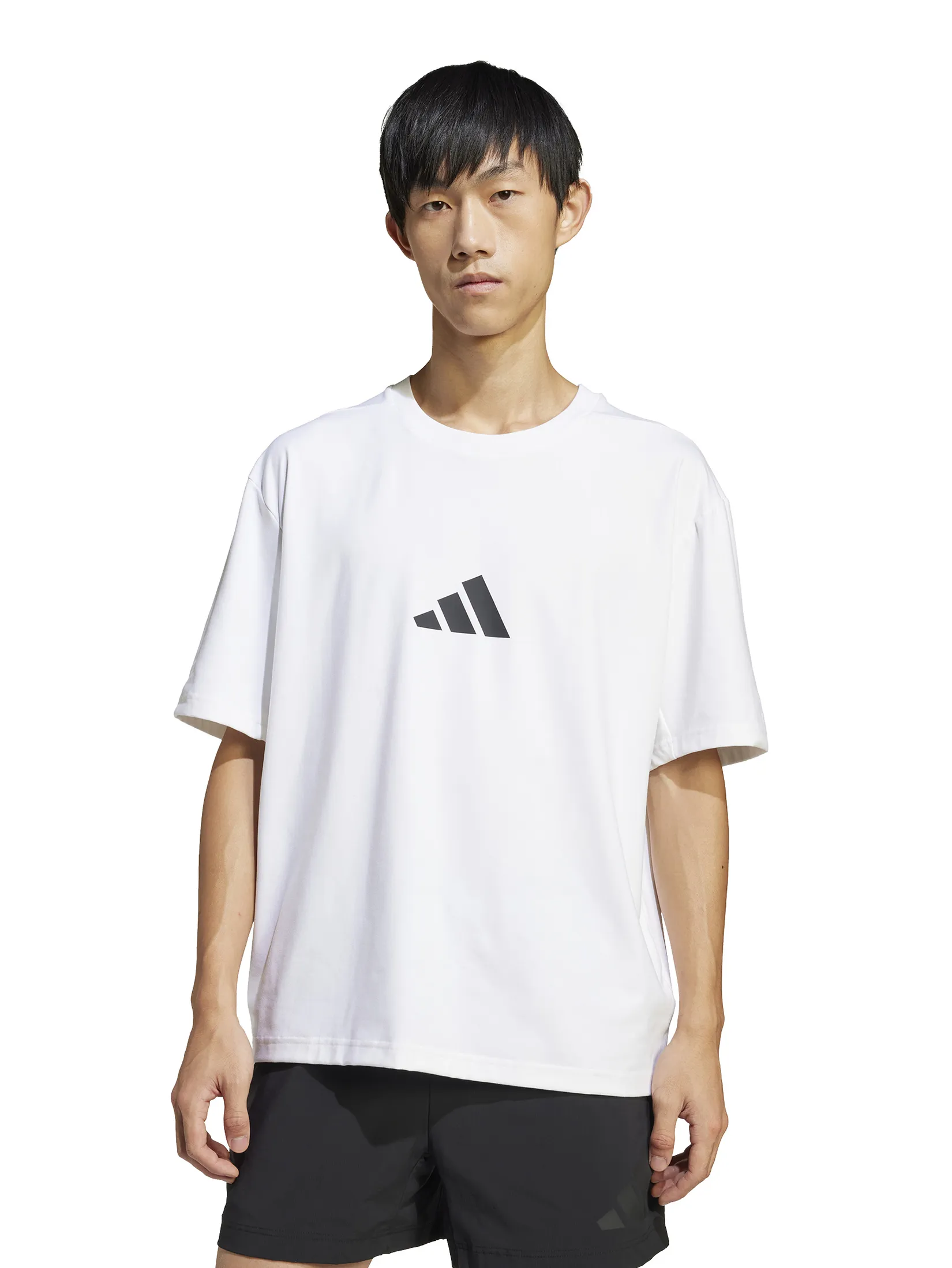 ADIDAS Men T-Shirt adidas Z.N.E. Loose-Fit White ADIDAS Men T-Shirt adidas Z.N.E. Loose-Fit White
