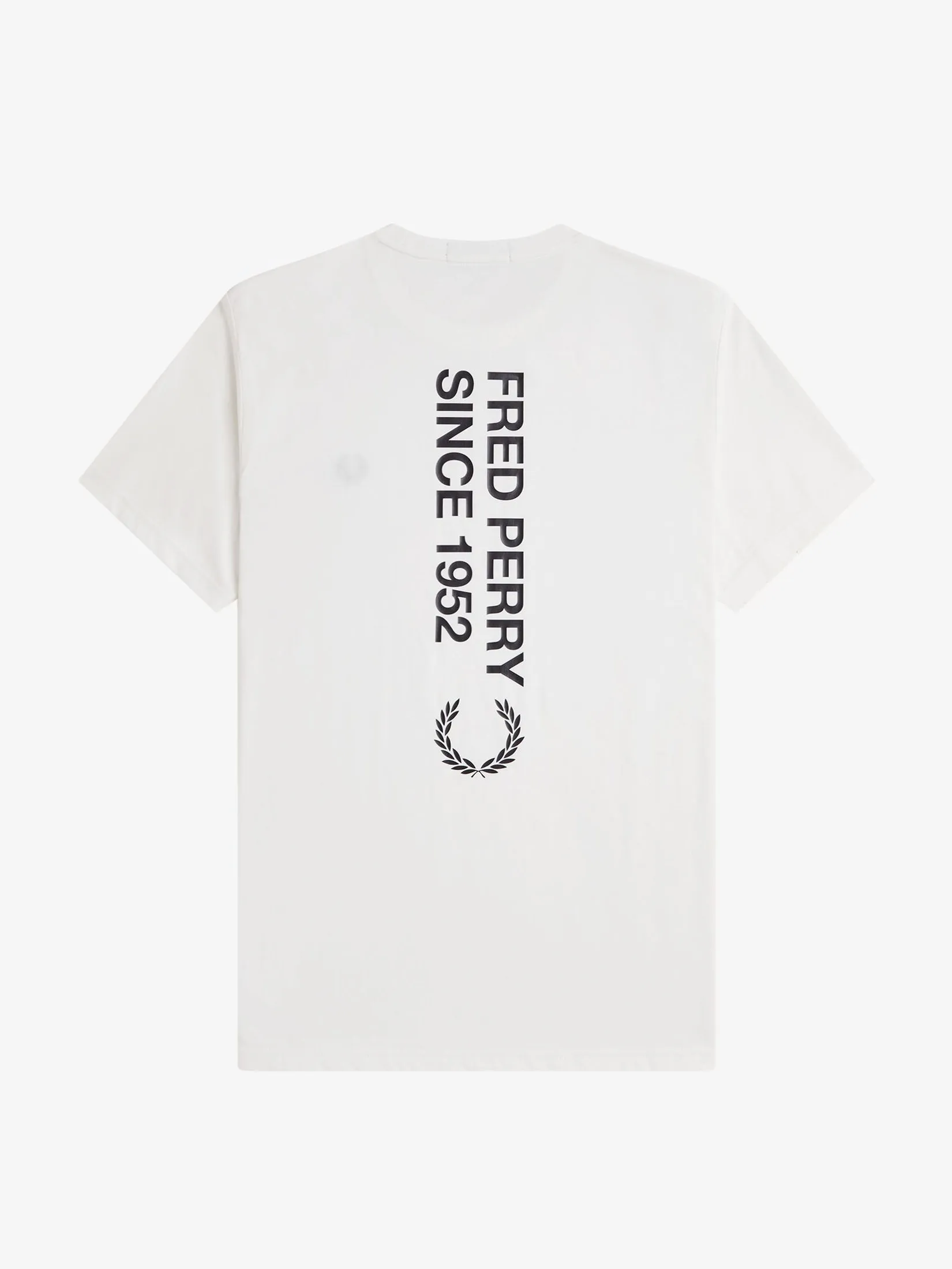 Fred Perry Men BOLD BRANDING T-SHIRT White Fred Perry Men BOLD BRANDING T-SHIRT White
