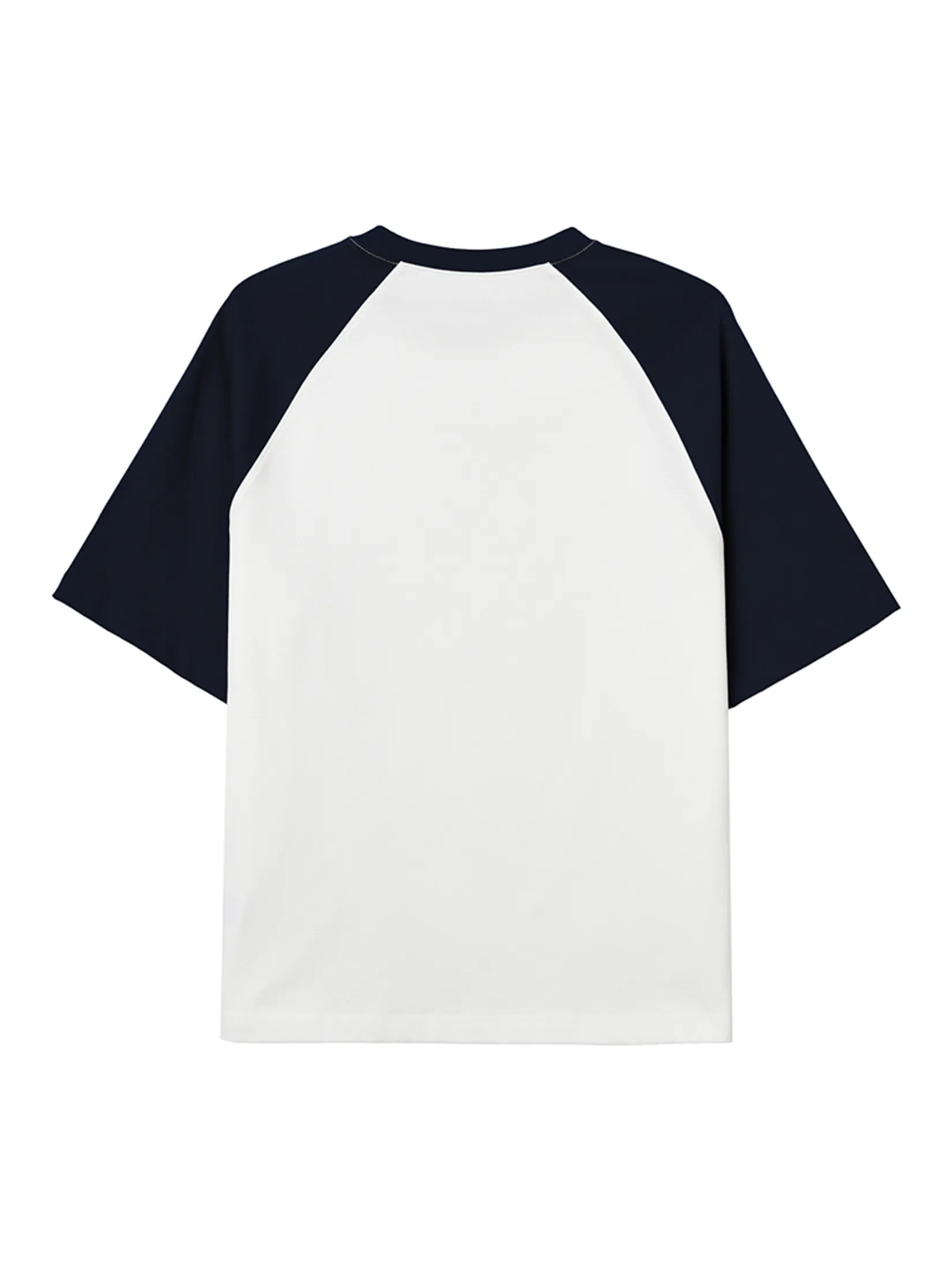 GIORDANO Men s City Wander Collection Short Sleeve Oversize Tee White x Navy GIORDANO Men s City Wander Collection Short Sleeve Oversize Tee White x Navy