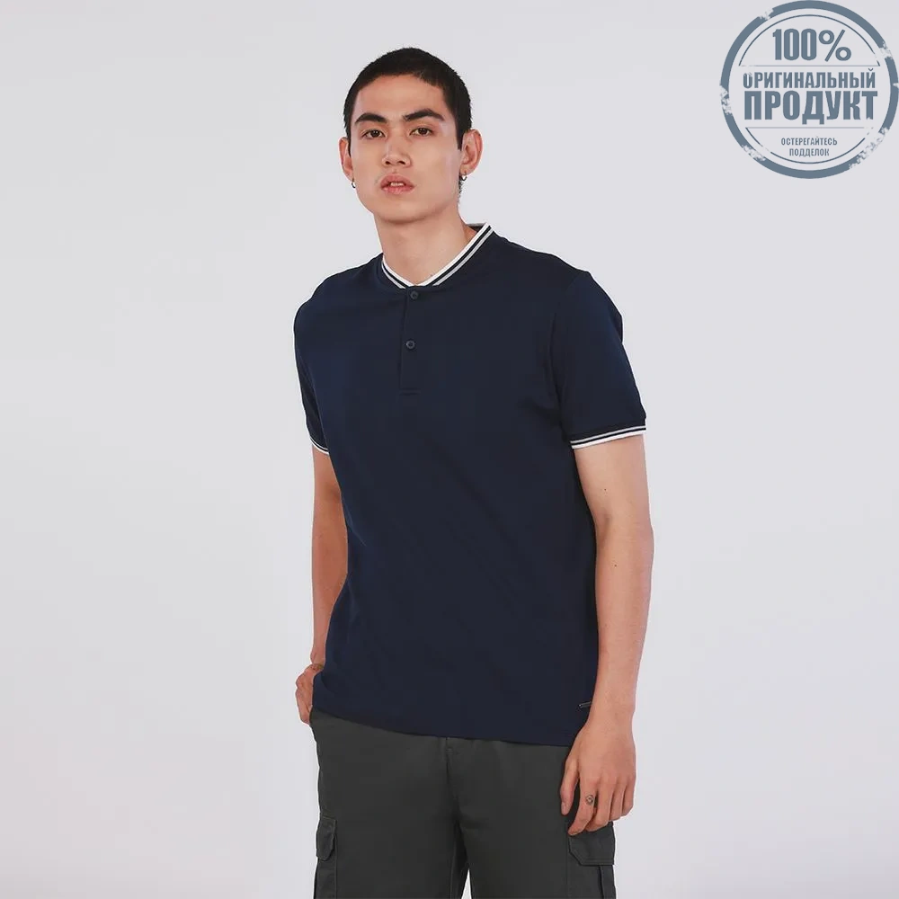 JOHN HENRY Men's Polo (Slim Fit) ESSENTIALS Navy JOHN HENRY Men's Polo (Slim Fit) ESSENTIALS Navy