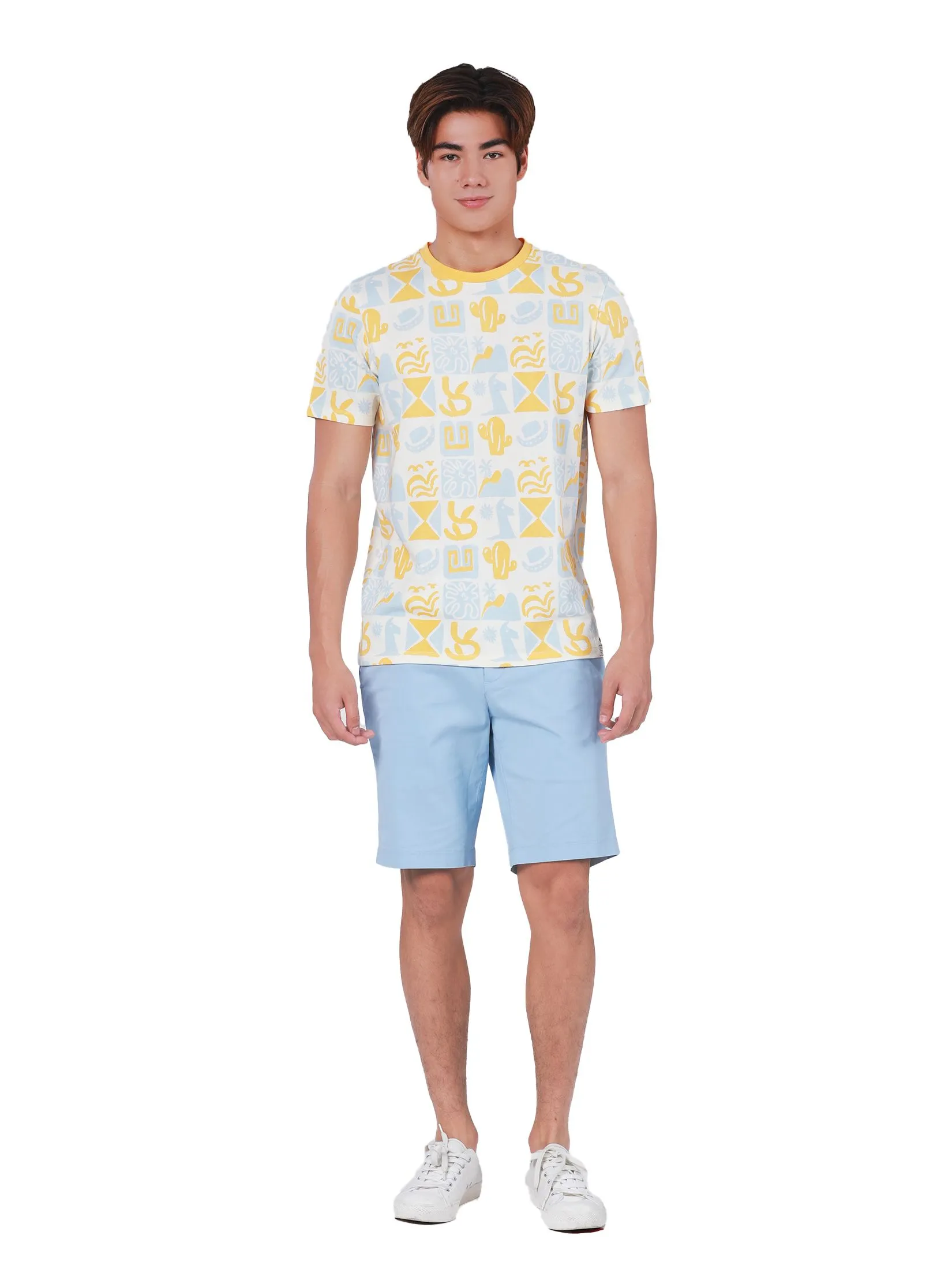 JOHN HENRY Men's T-Shirts (Slim Fit) REJUVENATE VACATION Yellow JOHN HENRY Men's T-Shirts (Slim Fit) REJUVENATE VACATION Yellow