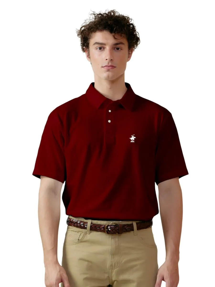 BEVERLY HILLS POLO CLUB Red Men Polo Shirts Model BN2C105 BEVERLY HILLS POLO CLUB Red Men Polo Shirts Model BN2C105