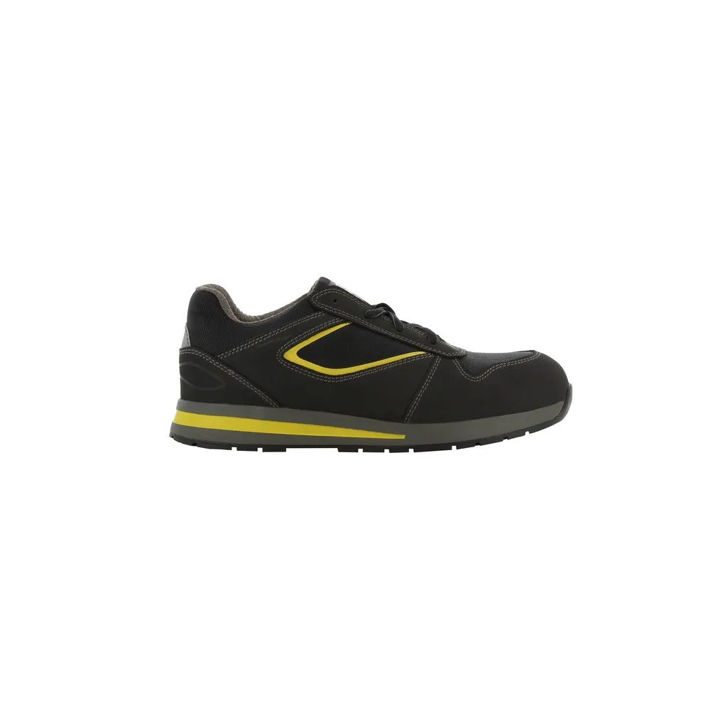 SAFETY JOGGER Black Leather Sneakers Safety Shoes TURBO SAFETY JOGGER Black Leather Sneakers Safety Shoes TURBO