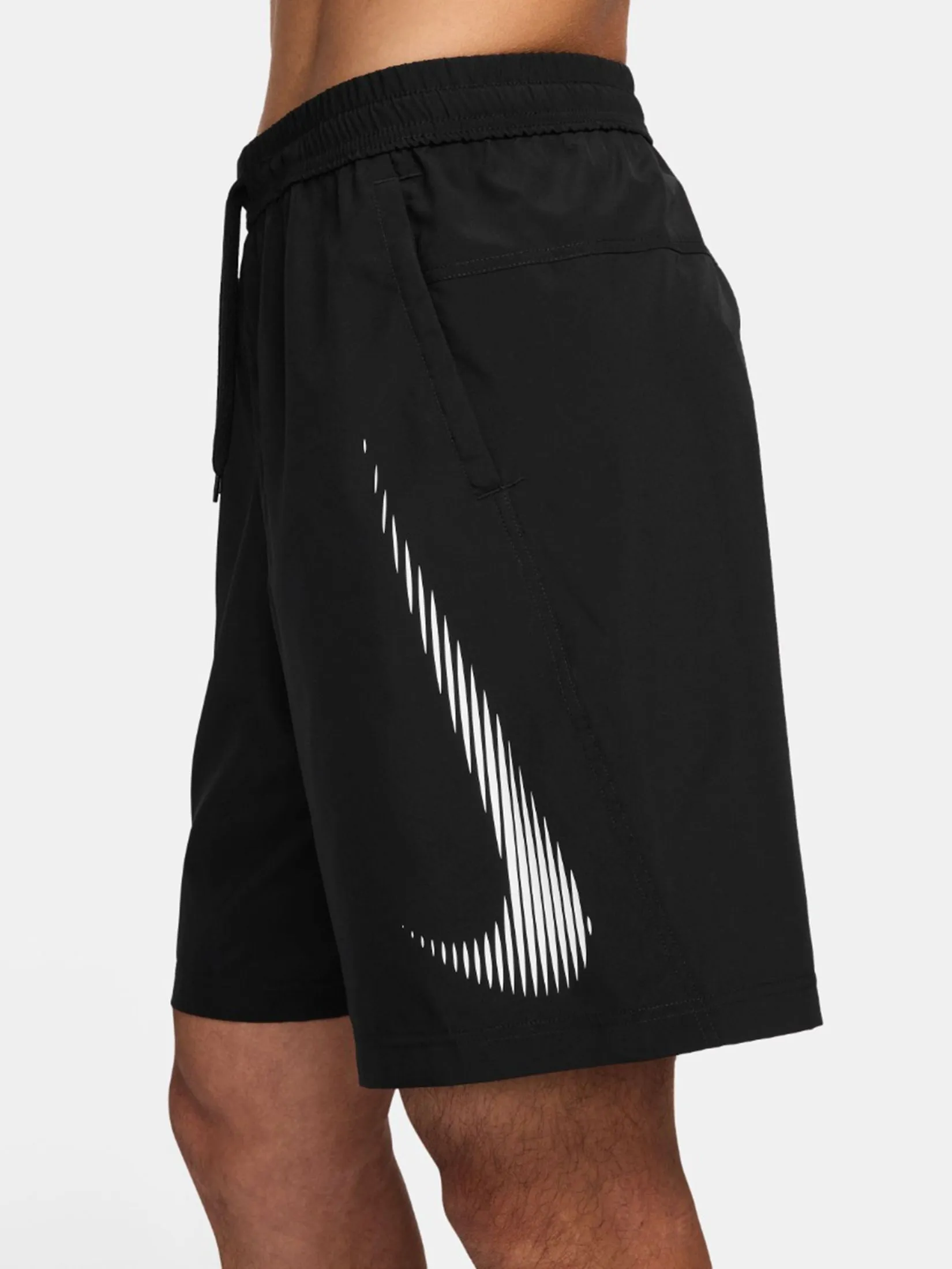 NIKE Men Shorts Form Dri-Fit 9" Black/White NIKE Men Shorts Form Dri-Fit 9" Black/White